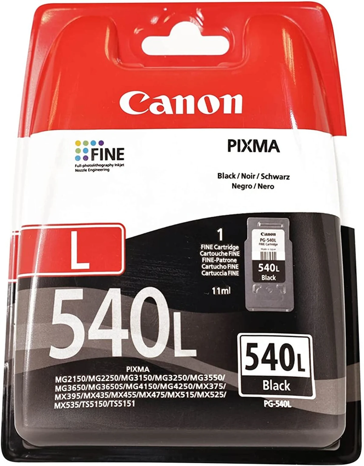 Tusz Canon PG-540L Czarny do drukarek PIXMA MG2150-3250