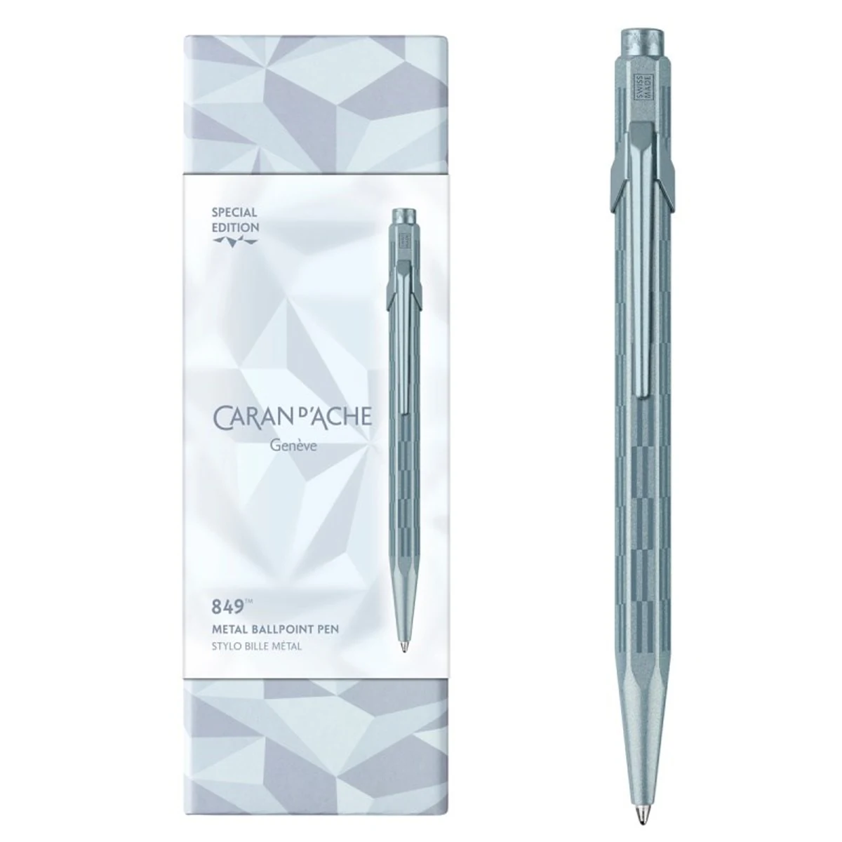 Caran d’Ache Alpine Frost Długopis Niebieski w Pudełku