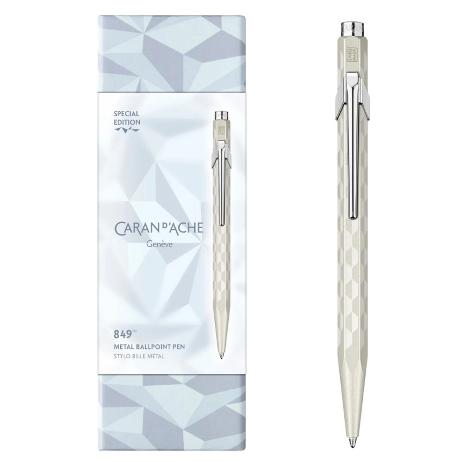 Caran d’Ache Długopis 849 Alpine Frost, Biały — zdjęcie 1 z 5