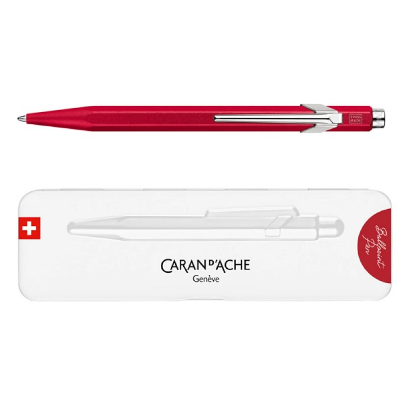 Caran d’Ache Długopis 849 Colormat-X, Czerwony Slimpack — zdjęcie 1 z 5