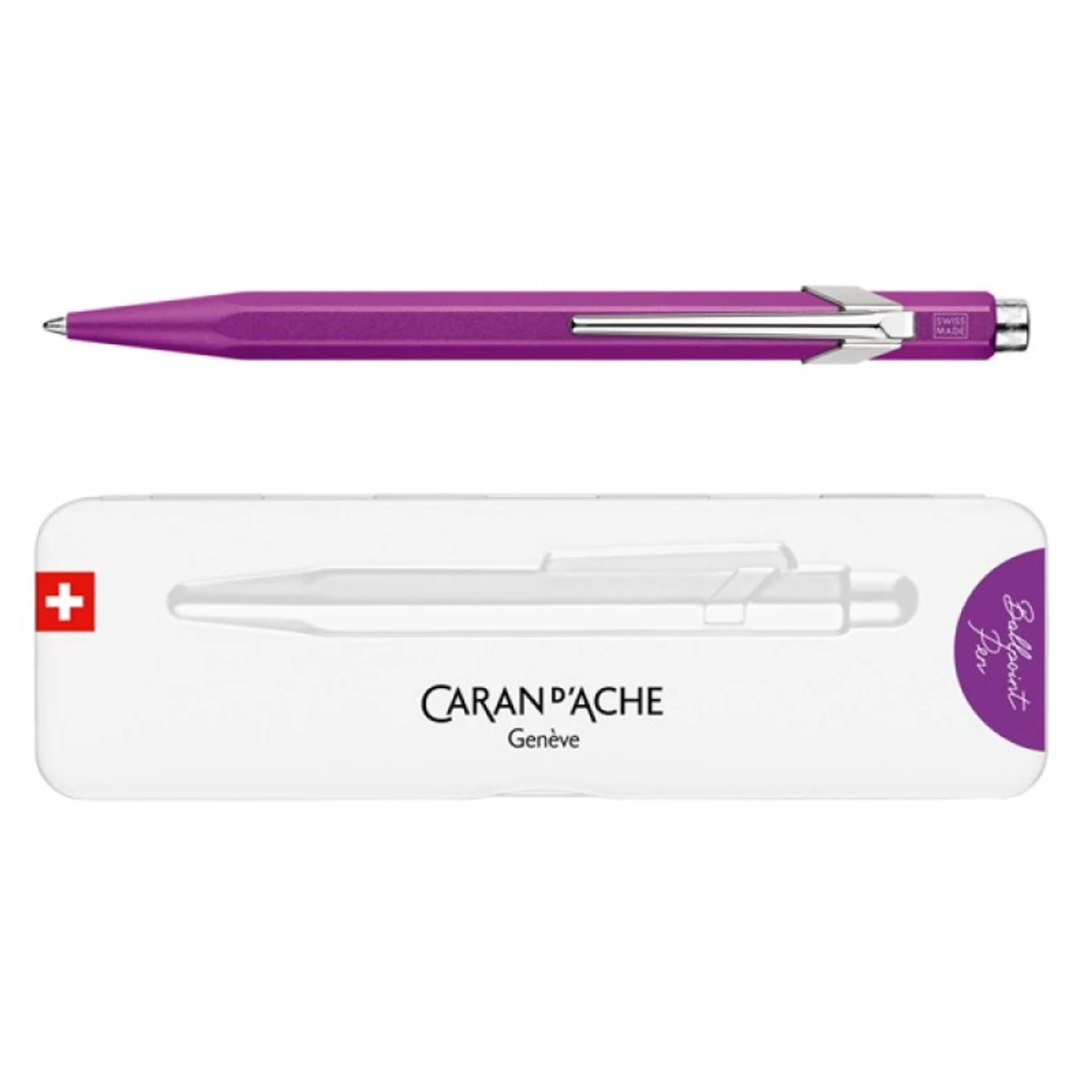 Caran d’Ache Długopis 849 Colormat-X, Fioletowy
