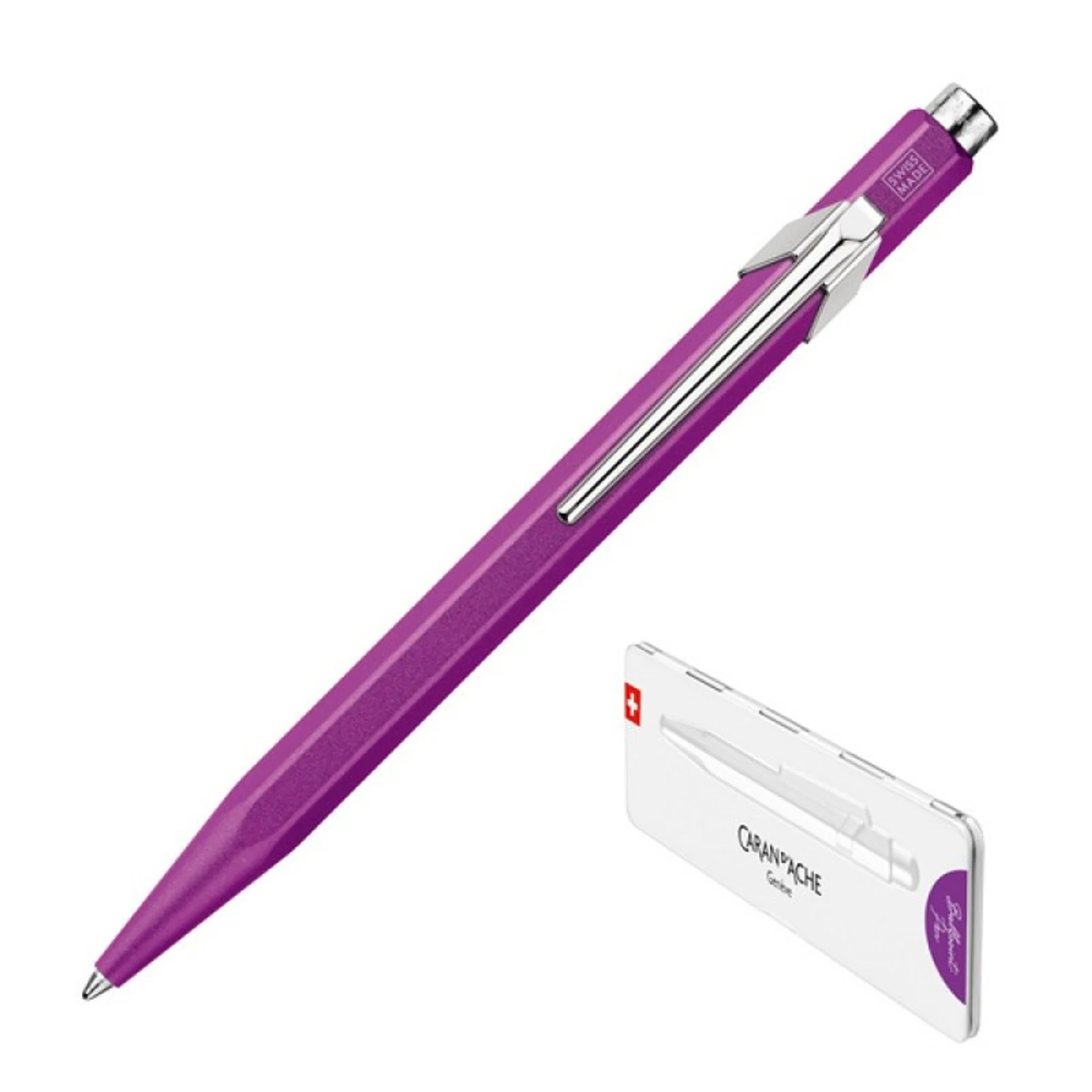 Caran d’Ache Długopis 849 Colormat-X, Fioletowy — zdjęcie 1 z 4