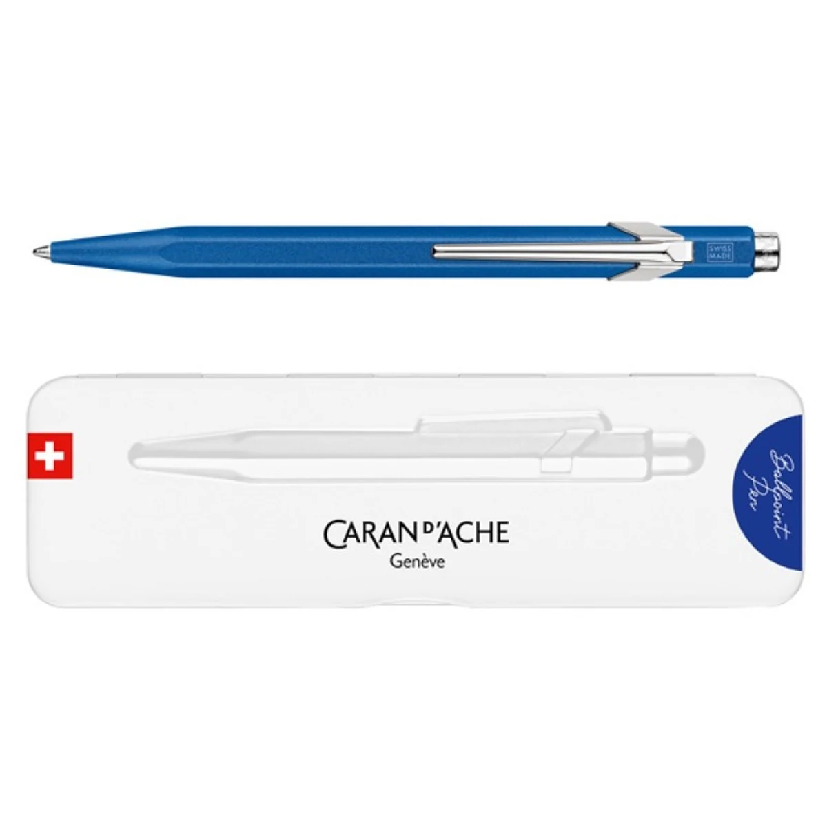 Caran d’Ache Długopis 849 Colormat-X, Niebieski Slimpack