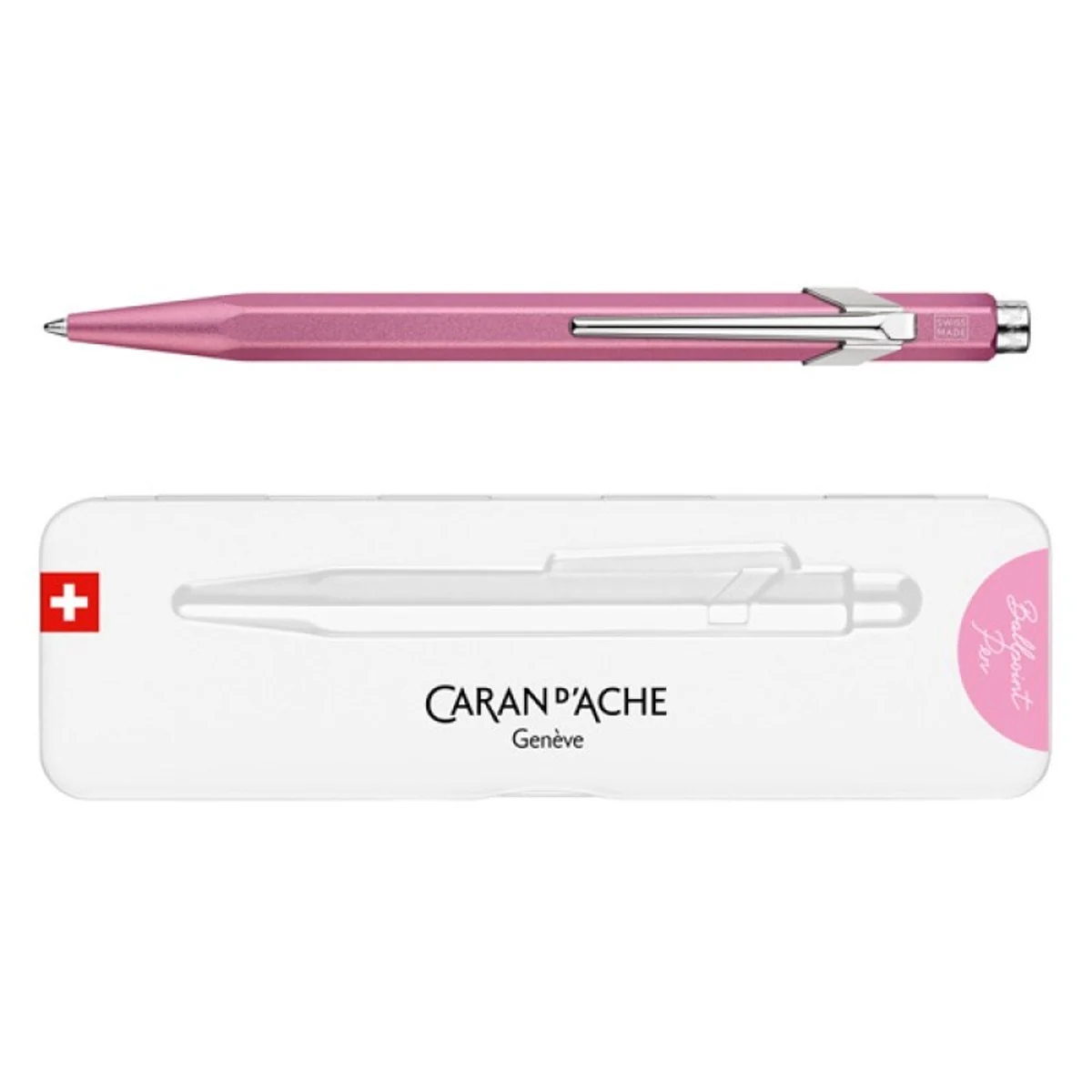 Caran d’Ache Długopis 849 Colormat-X, Różowy Slimpack