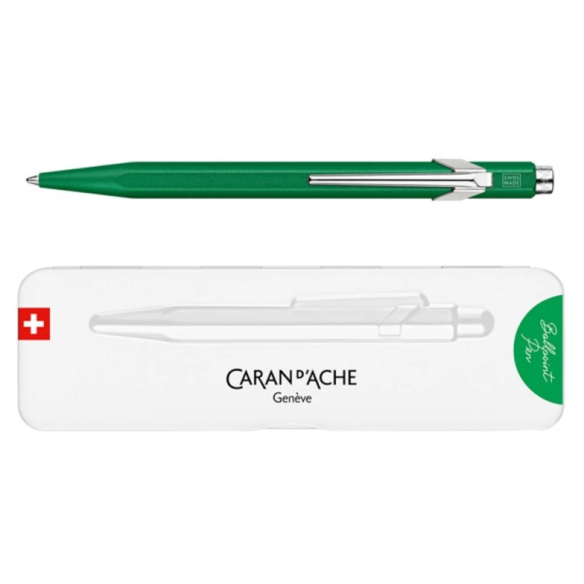 Caran d’Ache Długopis 849 Colormat-X Zielony Slimpack