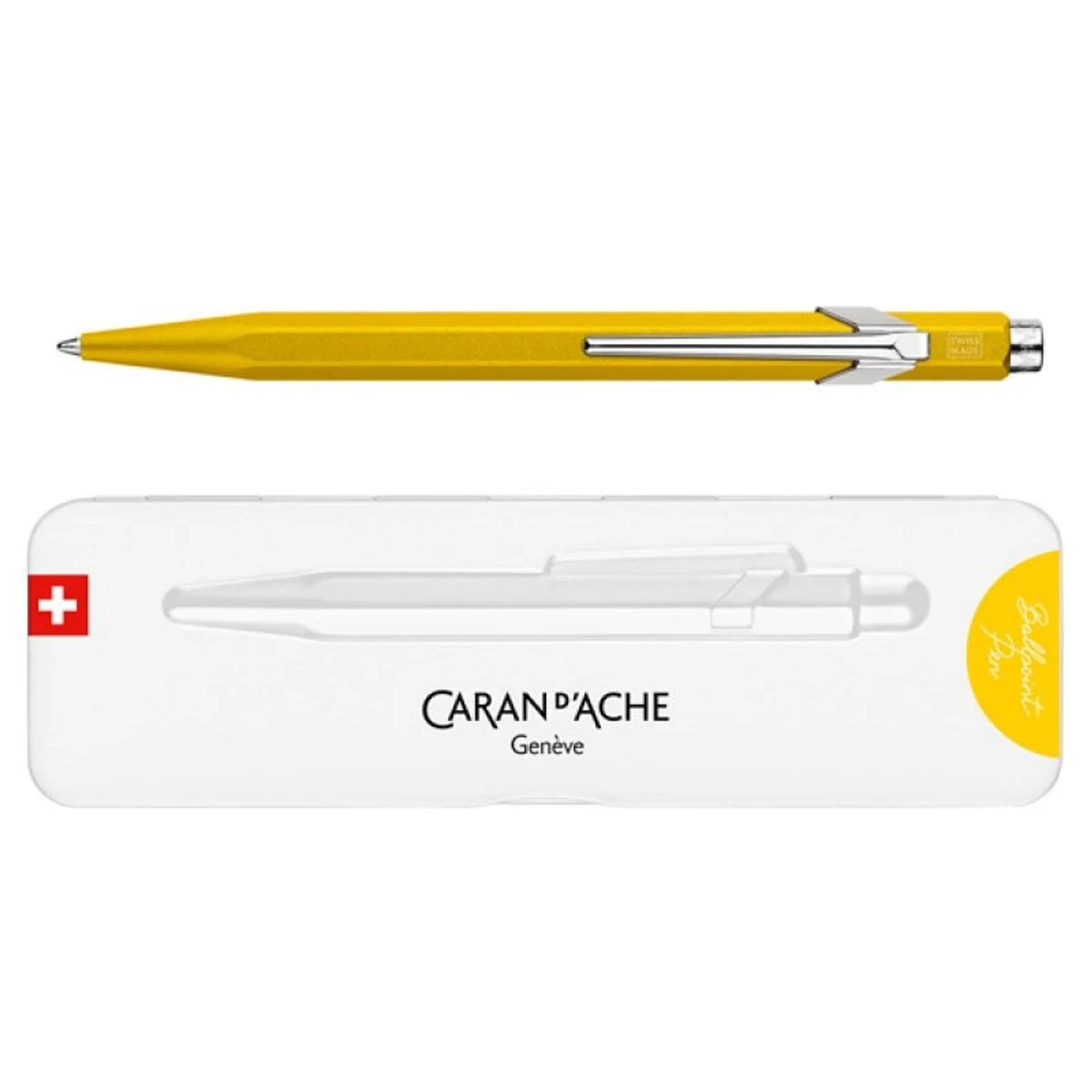 Caran d’Ache Długopis 849 Colormat-X, Żółty Slimpack