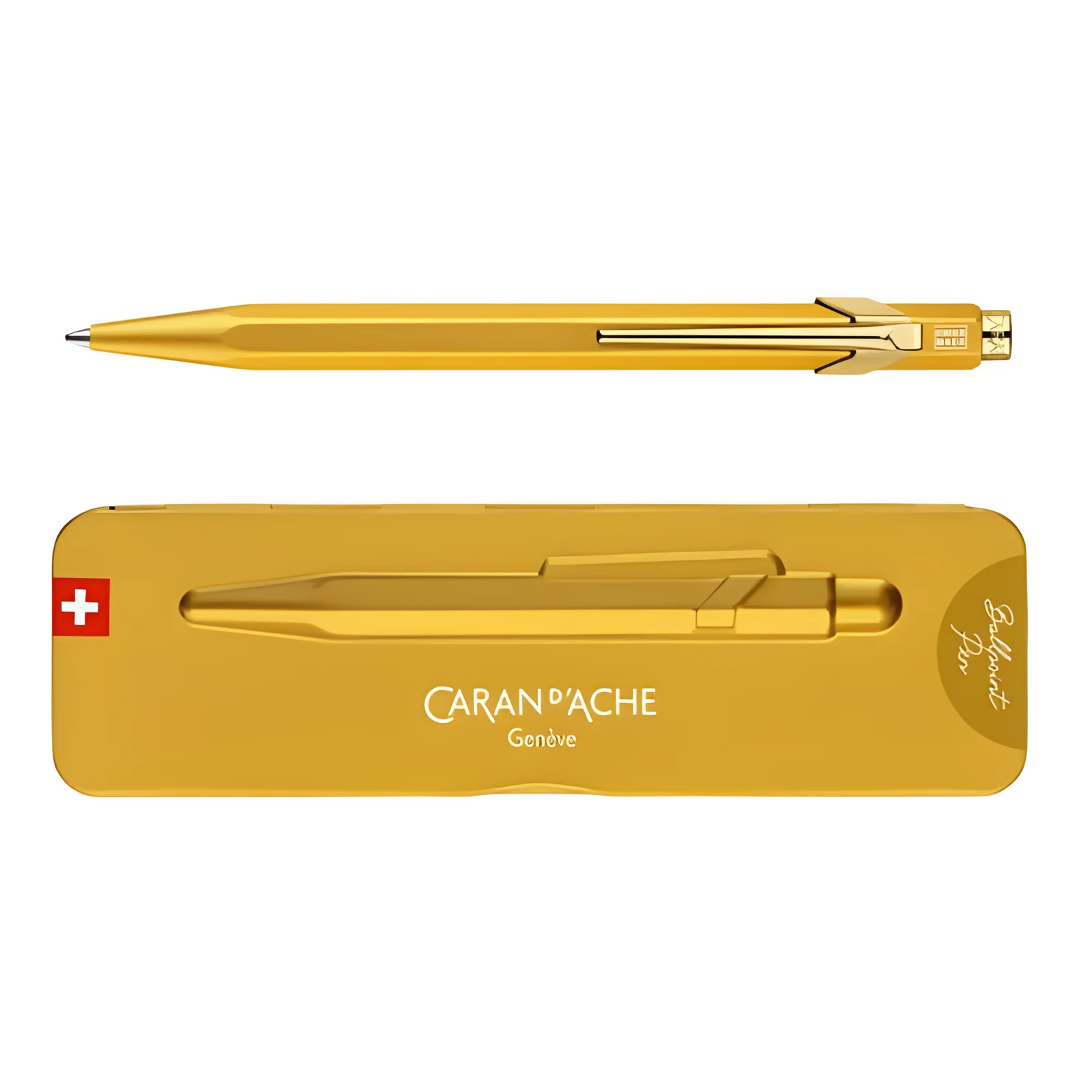 Caran d’Ache Długopis 849 Goldbar, kolor złoty — zdjęcie 1 z 8