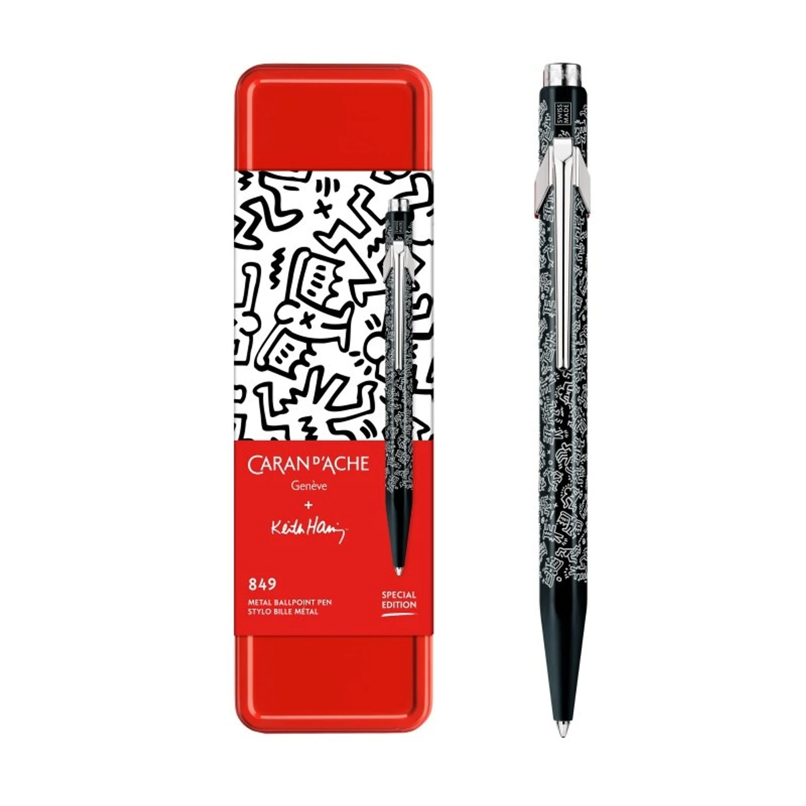 Caran d’Ache Długopis 849 Keith Haring, Czarny — zdjęcie 1 z 5