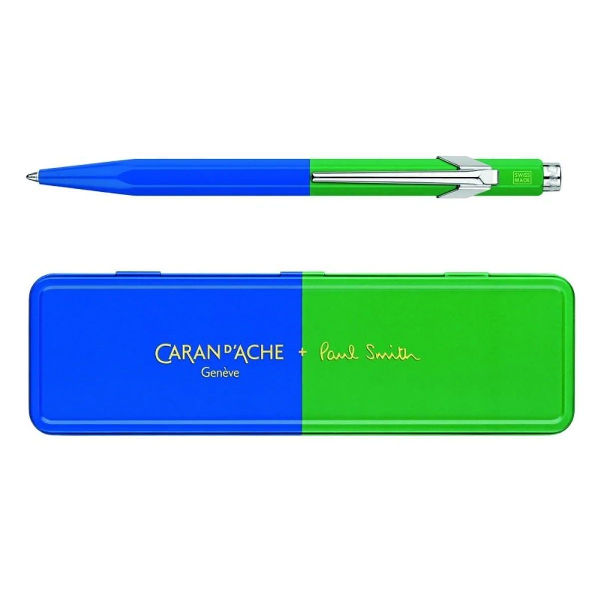 Caran d’Ache Długopis 849 Paul Smith, Cobalt/Emerald