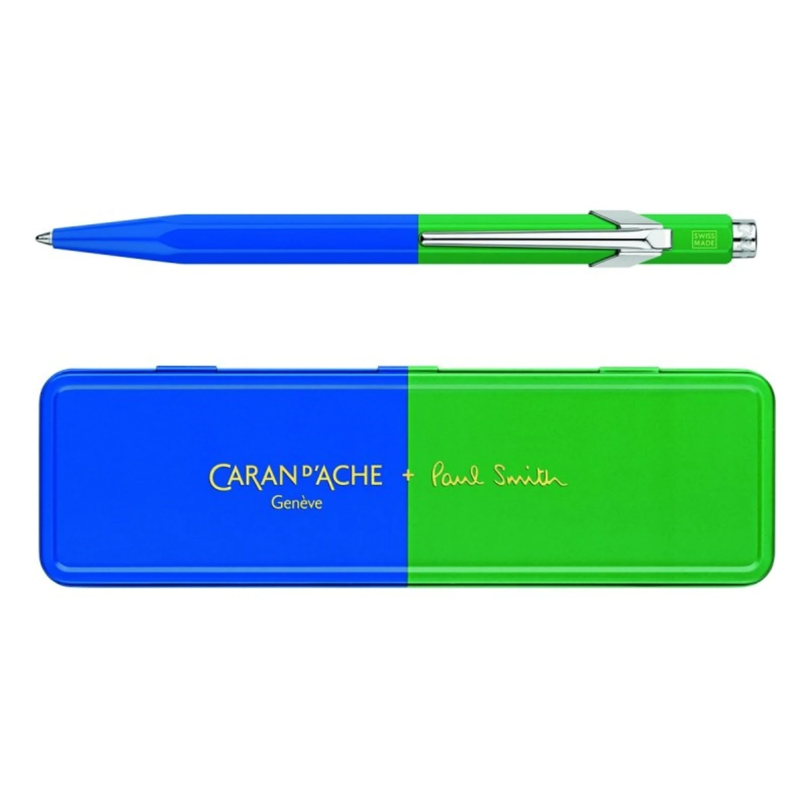 Caran d’Ache Długopis 849 Paul Smith, Cobalt/Emerald — zdjęcie 1 z 4