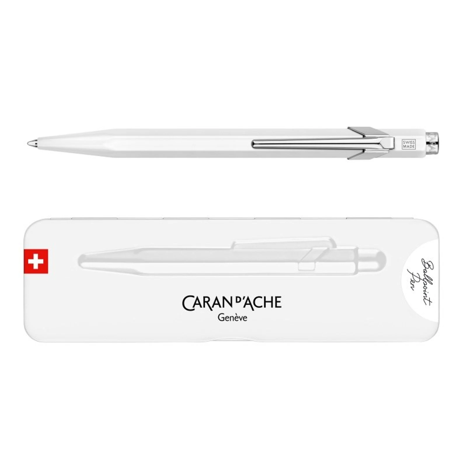 Caran d’Ache Długopis 849 Pop Line Fluo, Biały — zdjęcie 1 z 3