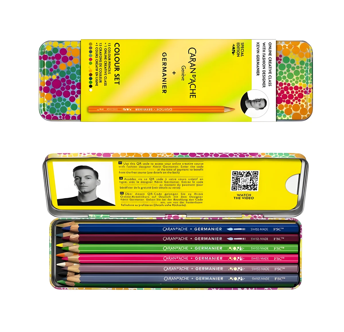 CARAN D'ACHE Kredki Germanier, 13 unikatowych kredek