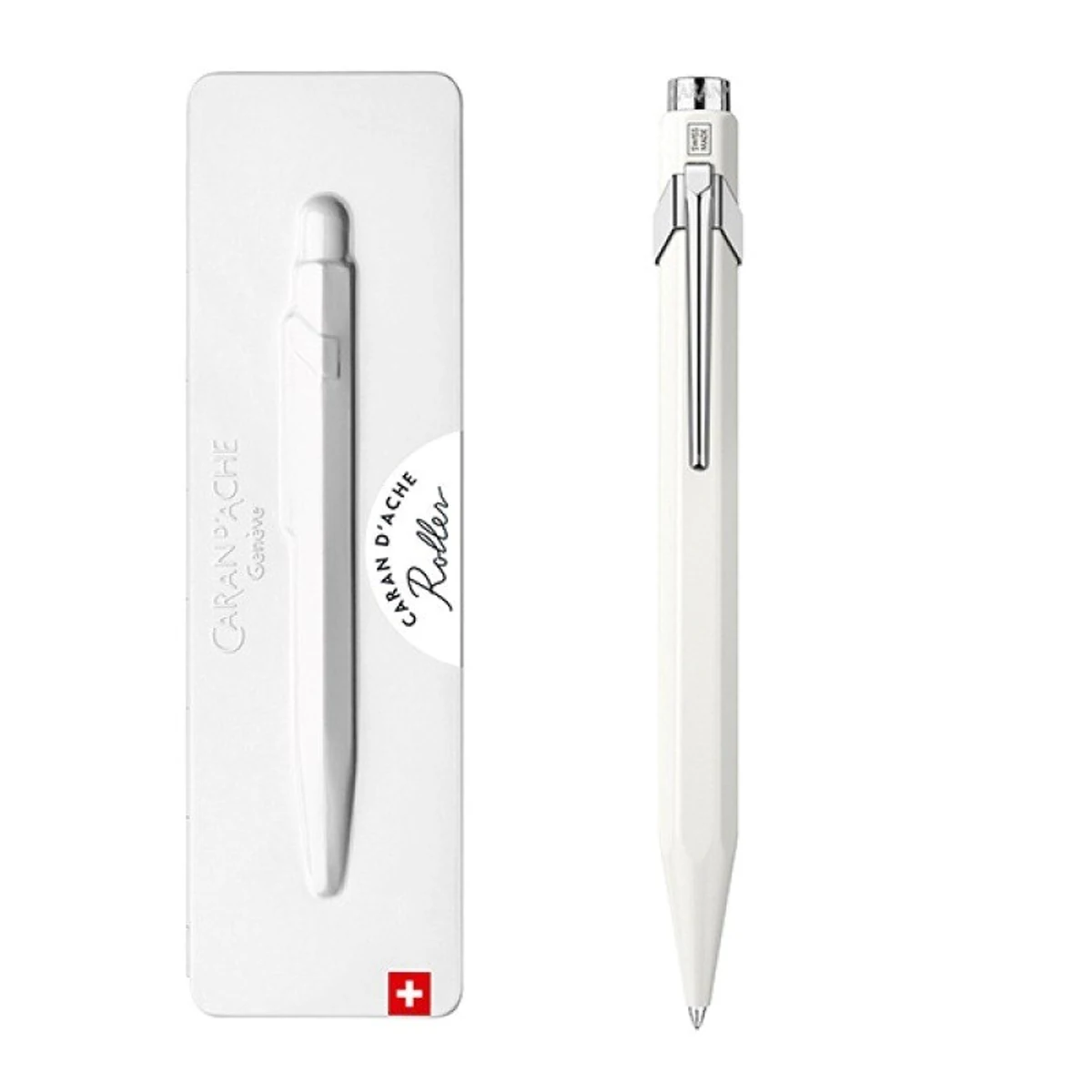 Caran d’Ache Pióro kulkowe 849, białe, w pudełku