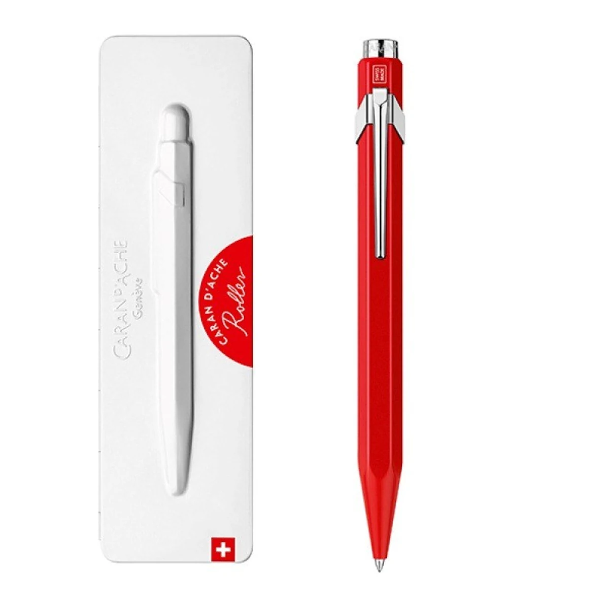Caran d’Ache Pióro kulkowe 849, czerwone, w pudełku