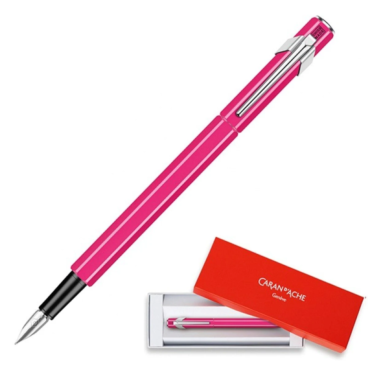 Caran d’Ache Pióro wieczne 849 Fluo Line, kolor: różowy
