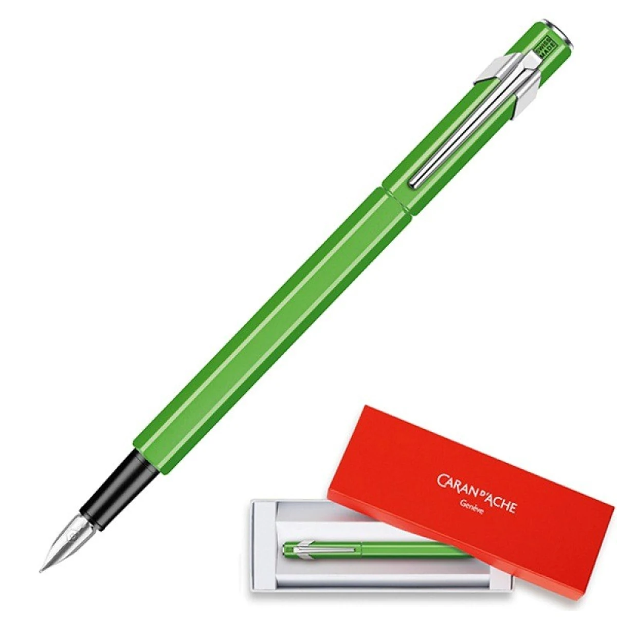 Caran d’Ache Pióro wieczne 849 Fluo Line, kolor zielony