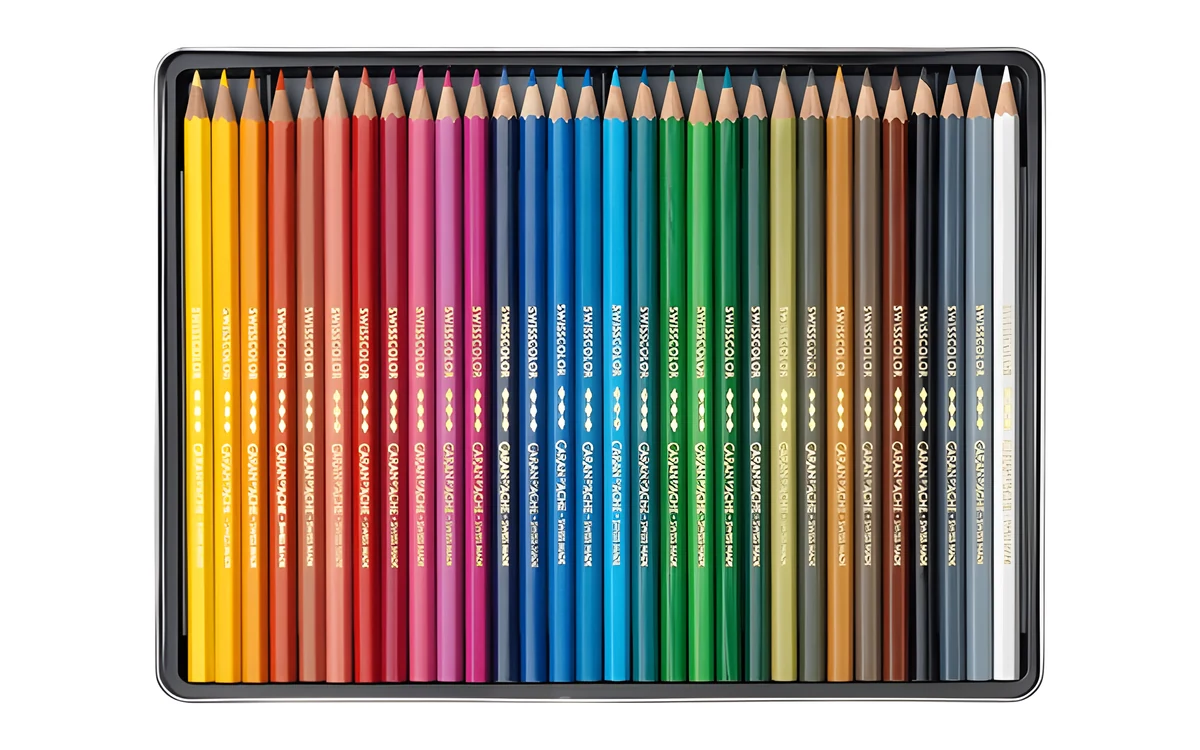 CARAN D'ACHE Swisscolor Kredki, 30 Sztuk w Pudełku