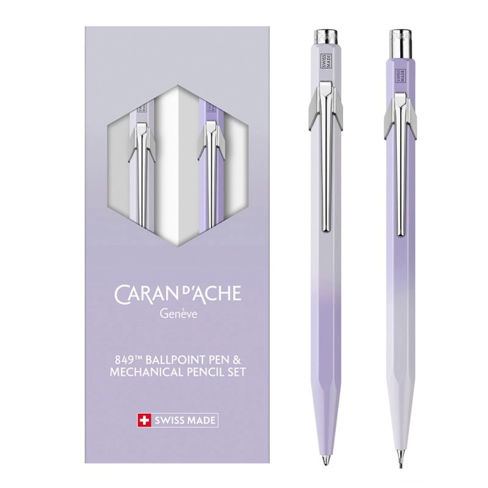 Caran d’Ache Zestaw 849 i 844, Kolor Lawenda — zdjęcie 1 z 4