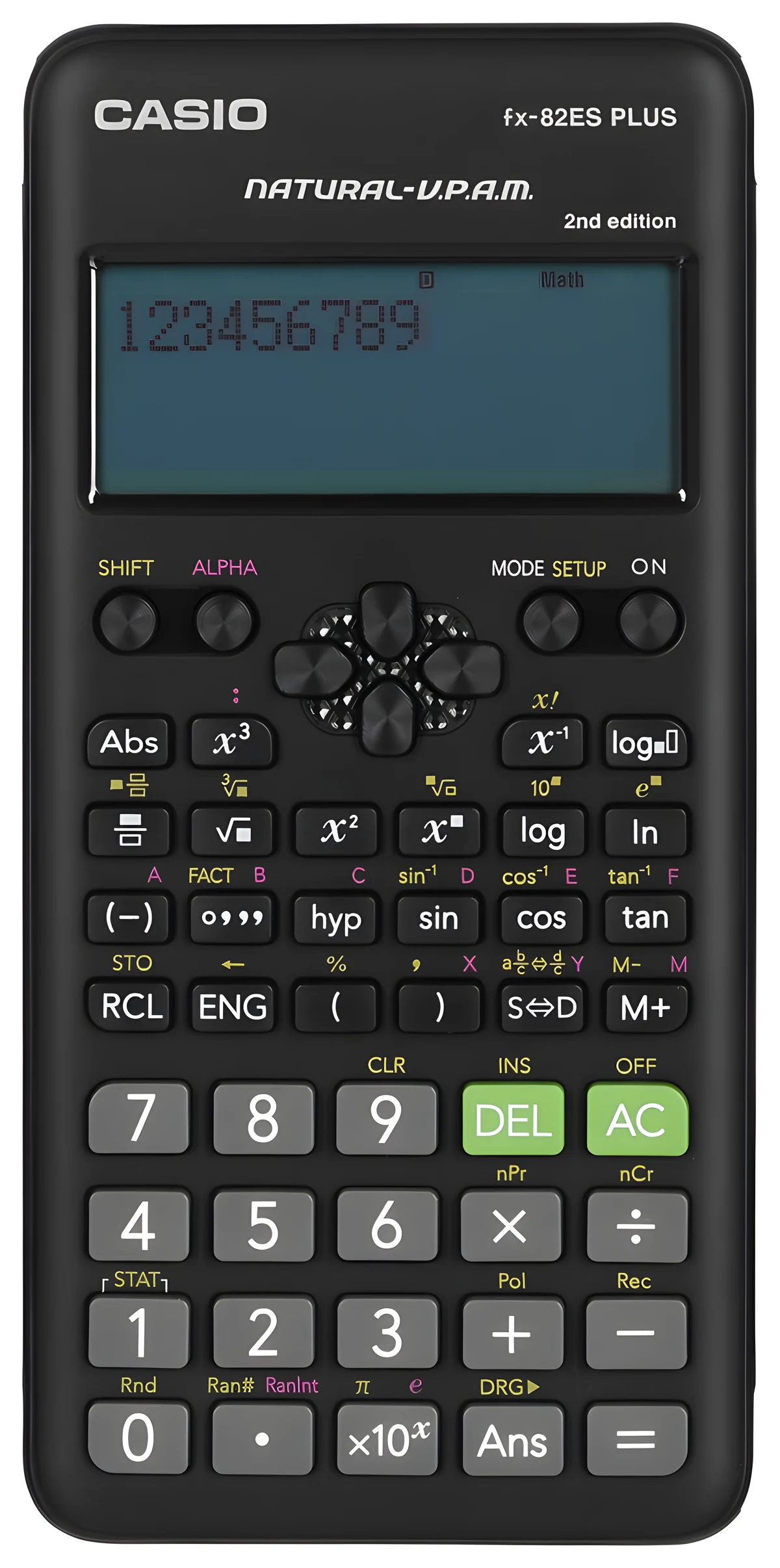 CASIO FX-82ESPLUS-2 Kalkulator Naukowy, 252 Funkcje