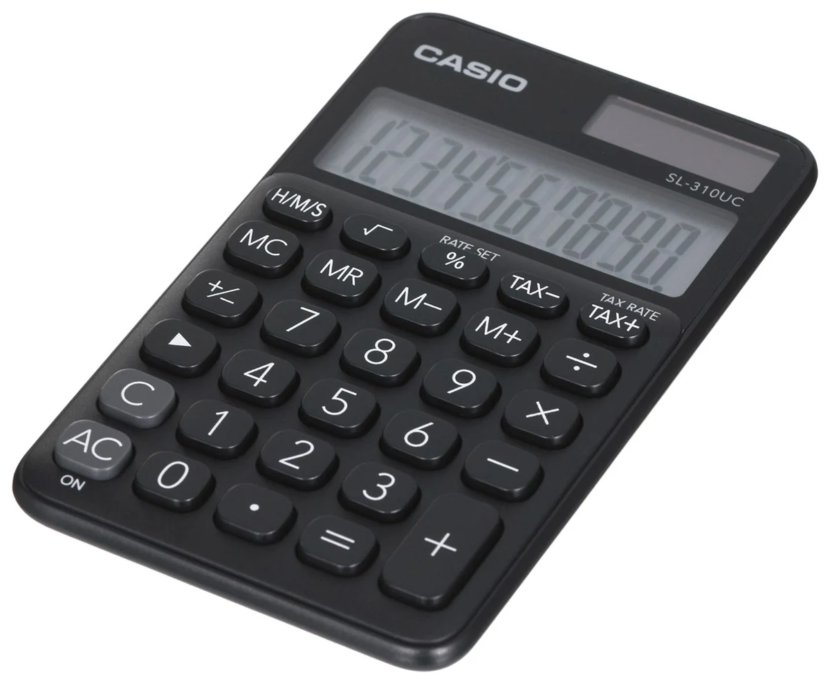 CASIO KALKULATOR KIESZONKOWY SL-310UC-BK CZARNY