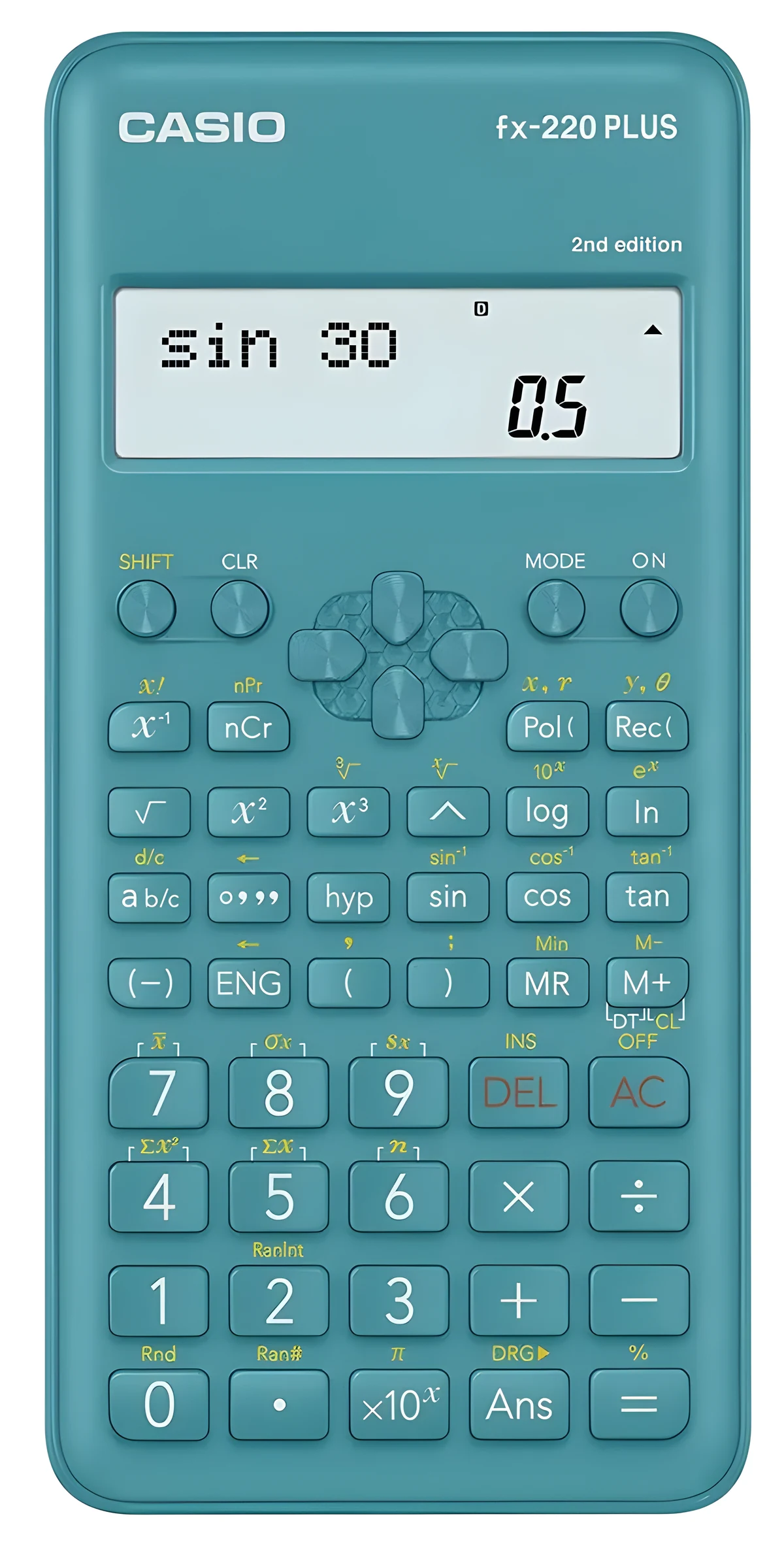 CASIO KALKULATOR NAUKOWY FX-220PLUS-2 NIEBIESKI