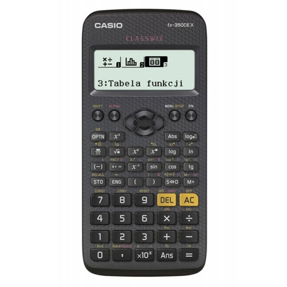 CASIO KALKULATOR NAUKOWY FX-350CEX, 379 FUNKCJI