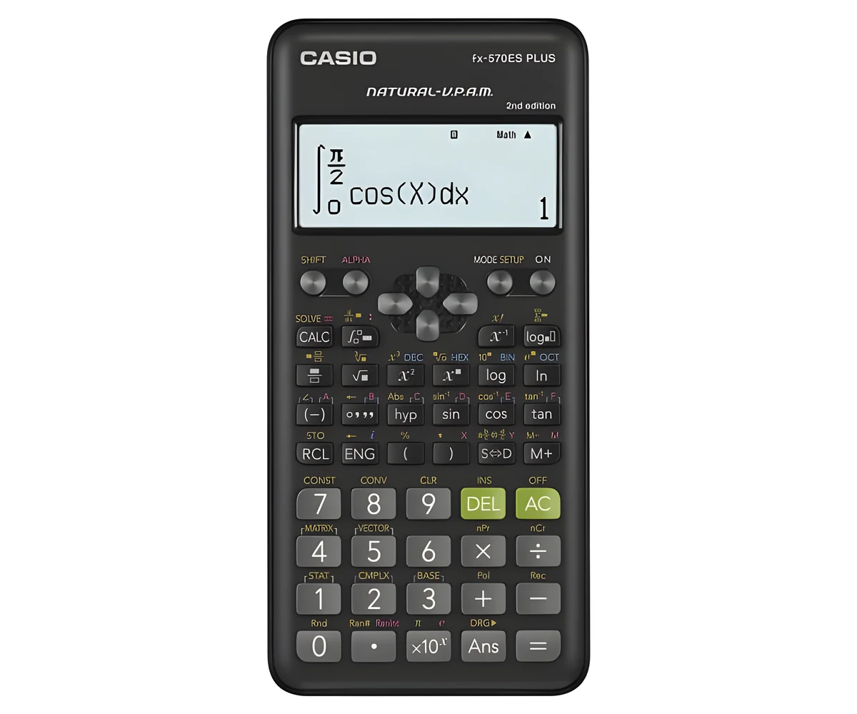 CASIO Kalkulator Naukowy FX-570ESPLUS-2-B, 417 Funk.
