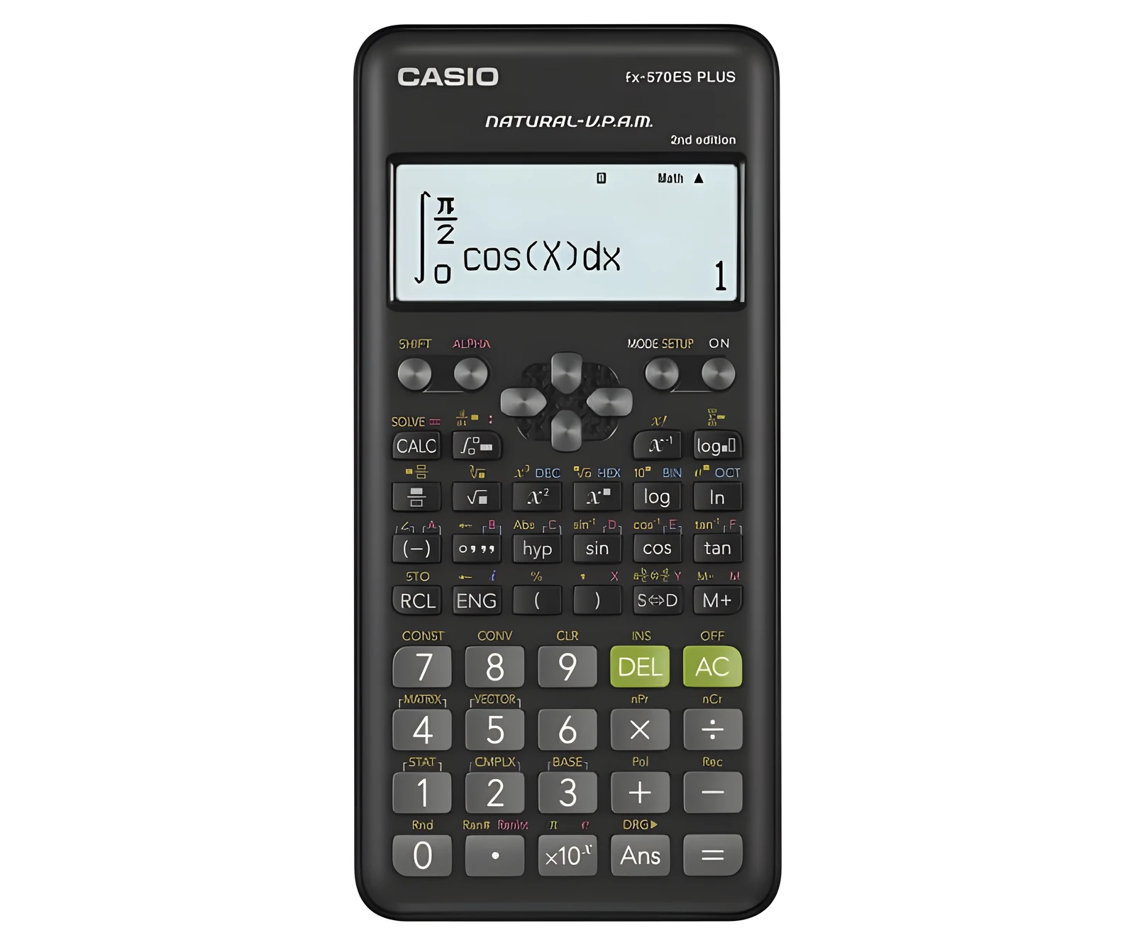 CASIO Kalkulator Naukowy FX-570ESPLUS-2-B, 417 Funk.