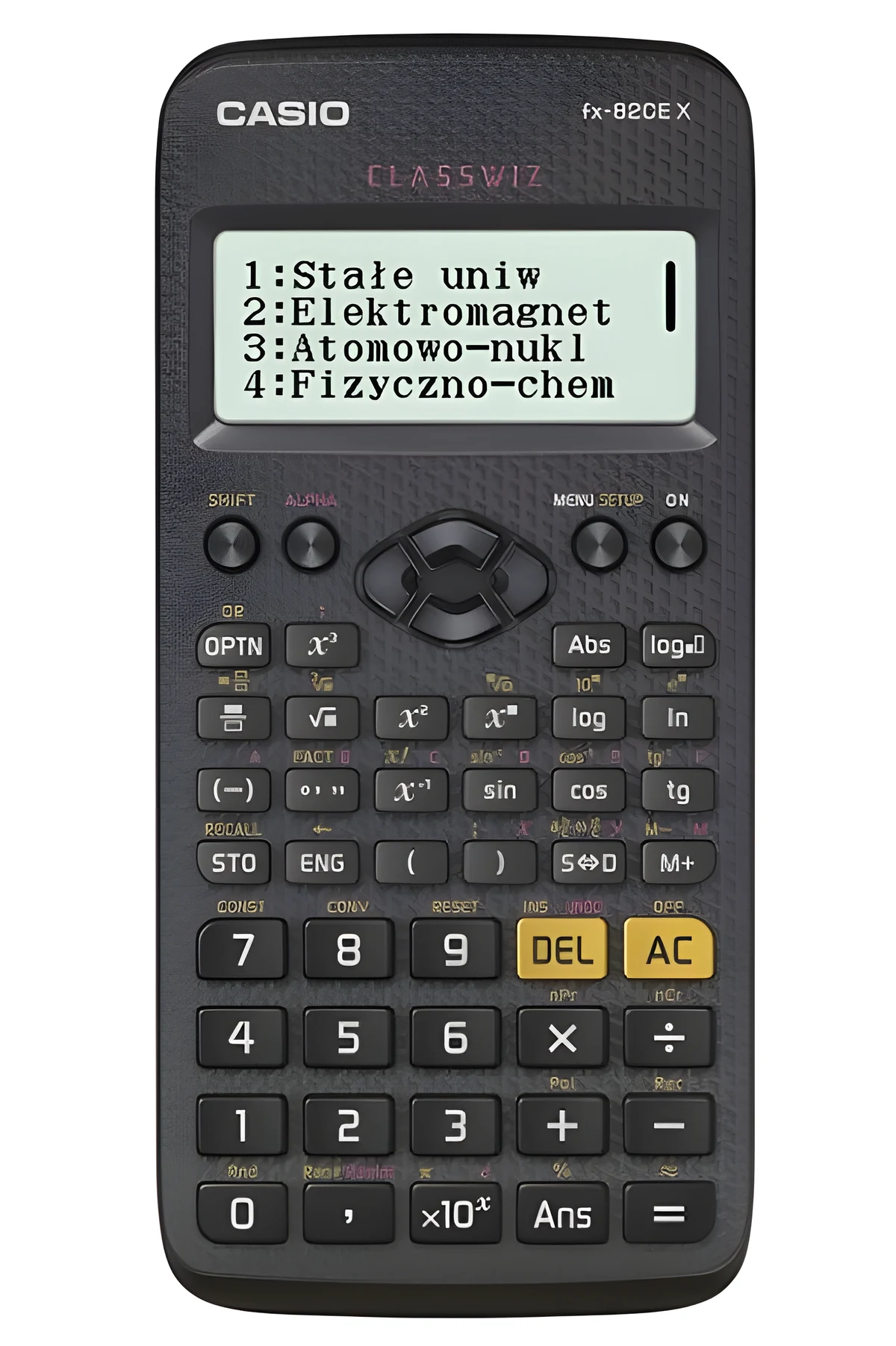 CASIO KALKULATOR NAUKOWY FX 82CEX CZARNY