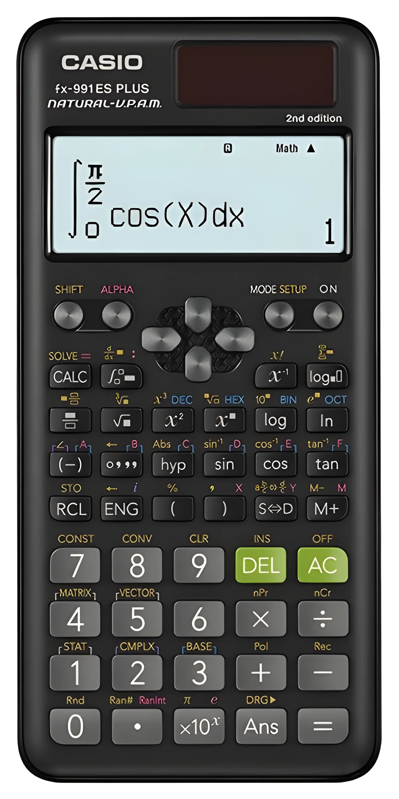CASIO Kalkulator Naukowy FX-991ES PLUS 2, 12 Cyfrowy