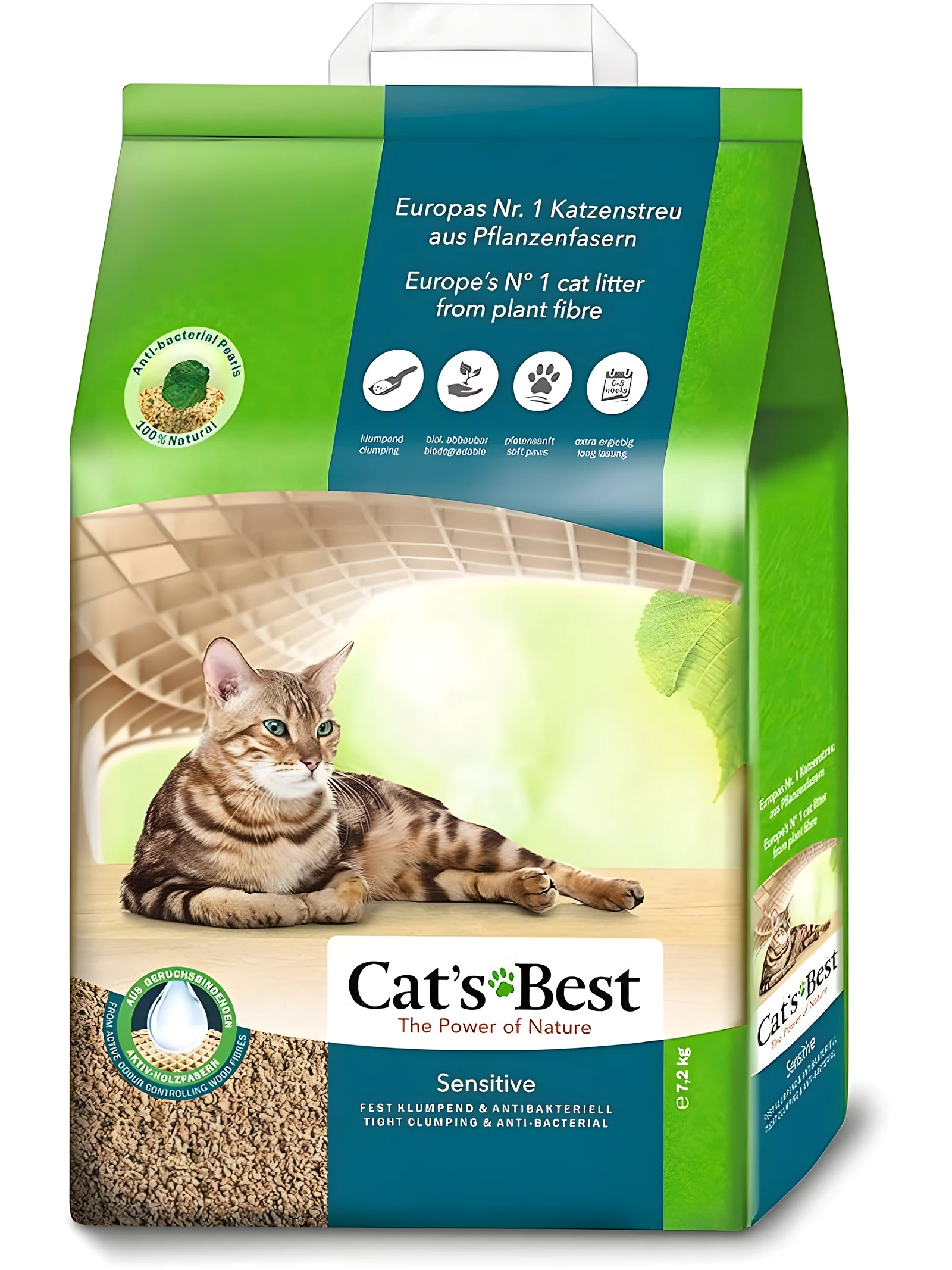 Cat's Best Sensitive - Żwirek Drewniany 20 l