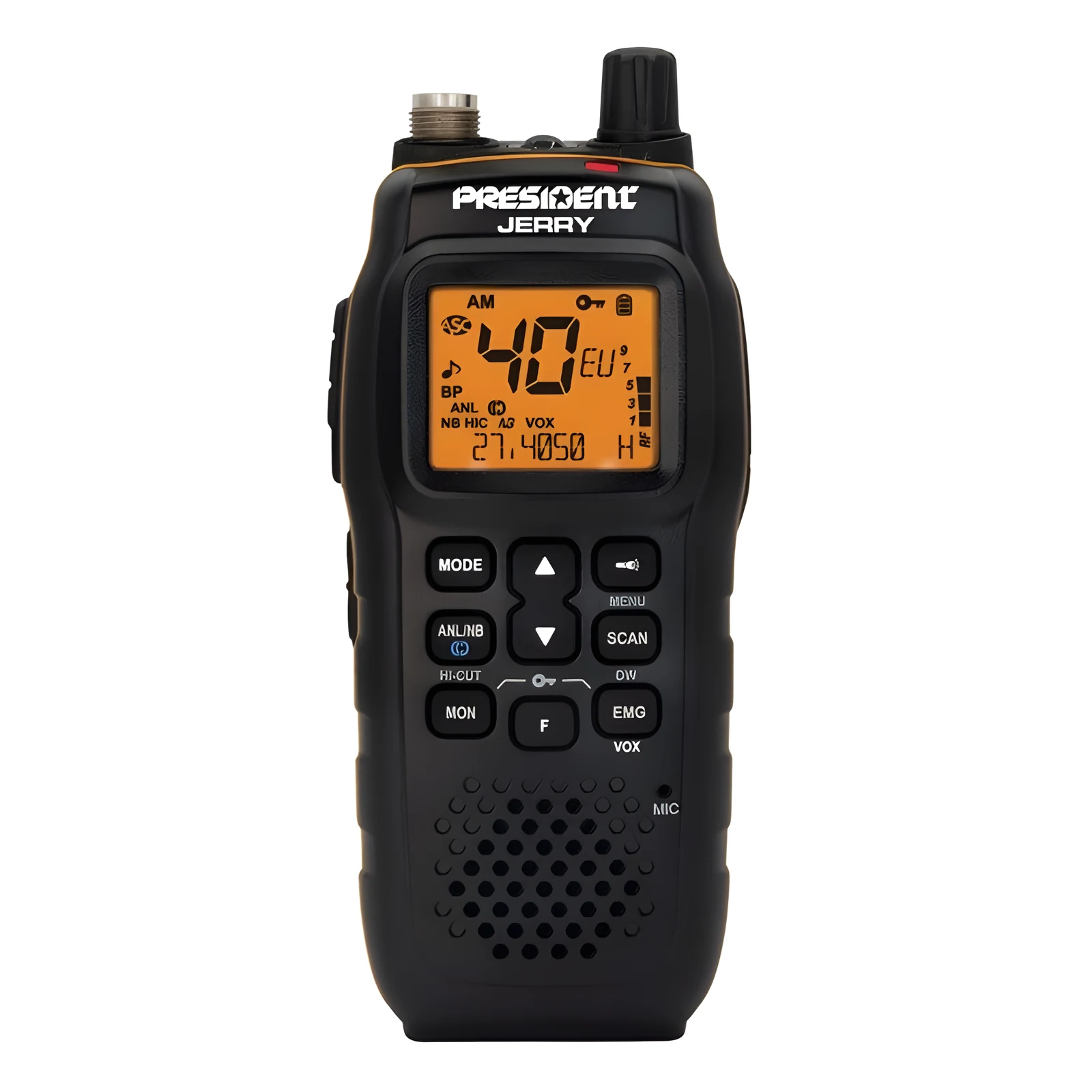CB Radio PRESIDENT Jerry ASC - 7 Kolorów Podświetlenia — zdjęcie 1 z 4