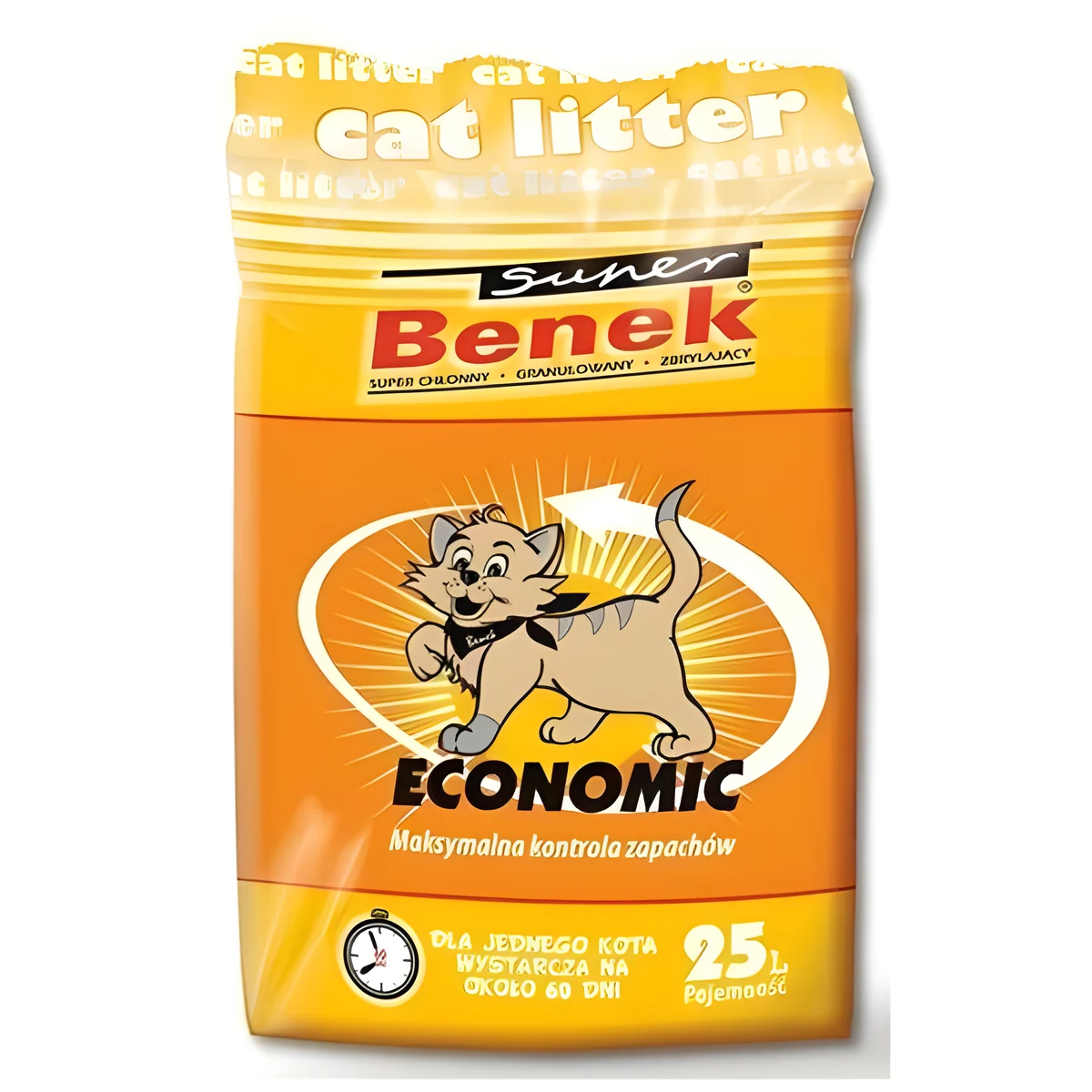 Żwirek dla kota Super Benek Economic - 25 l