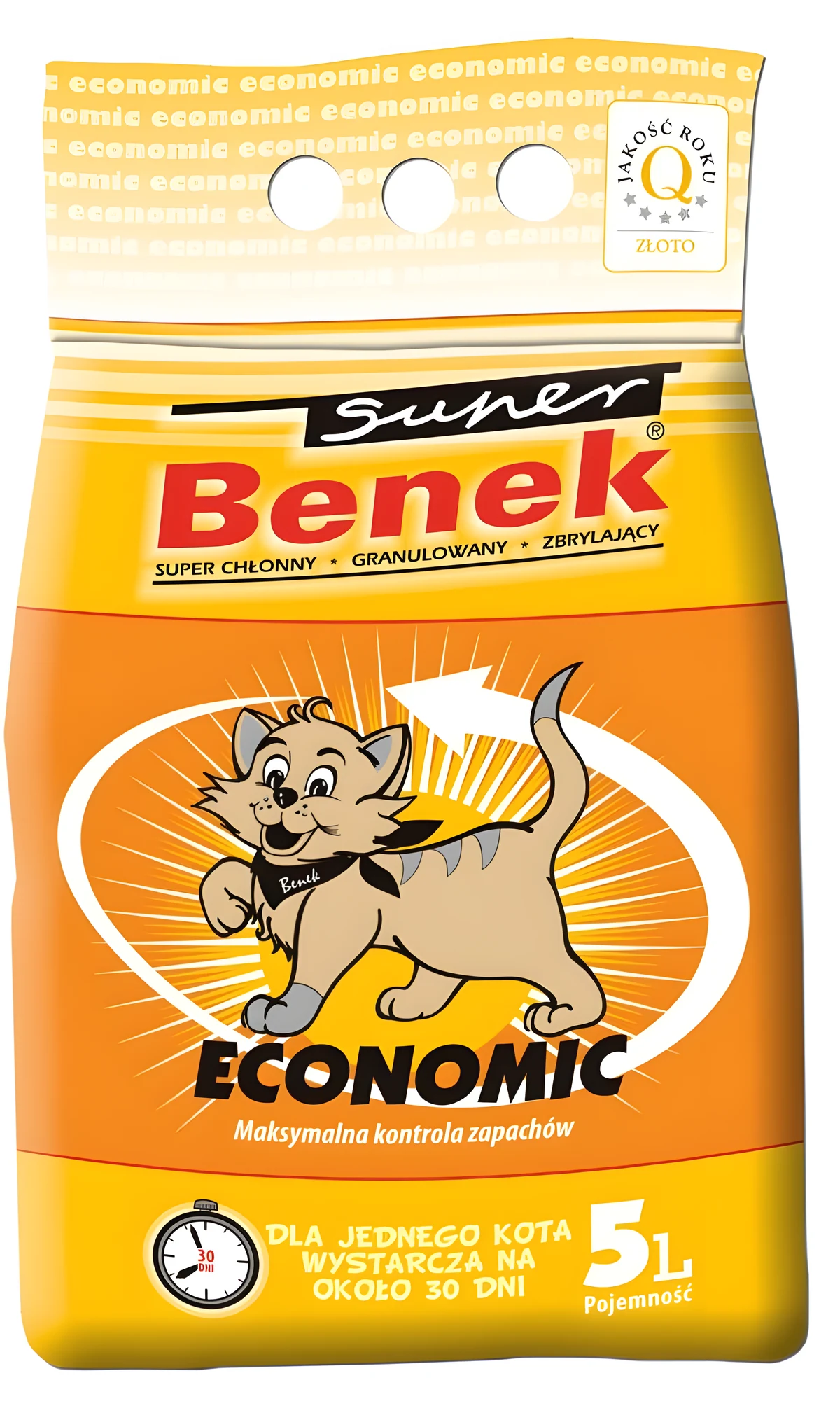 CERTECH Super Benek Economic - Žwirek 5l Dla Kota