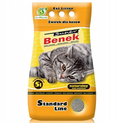 Żwirek dla kota CERTECH Super Benek Naturalny 5 l