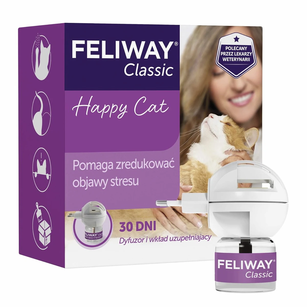 Ceva FELIWAY DYZFUZOR + 48 ml feromony dla kota
