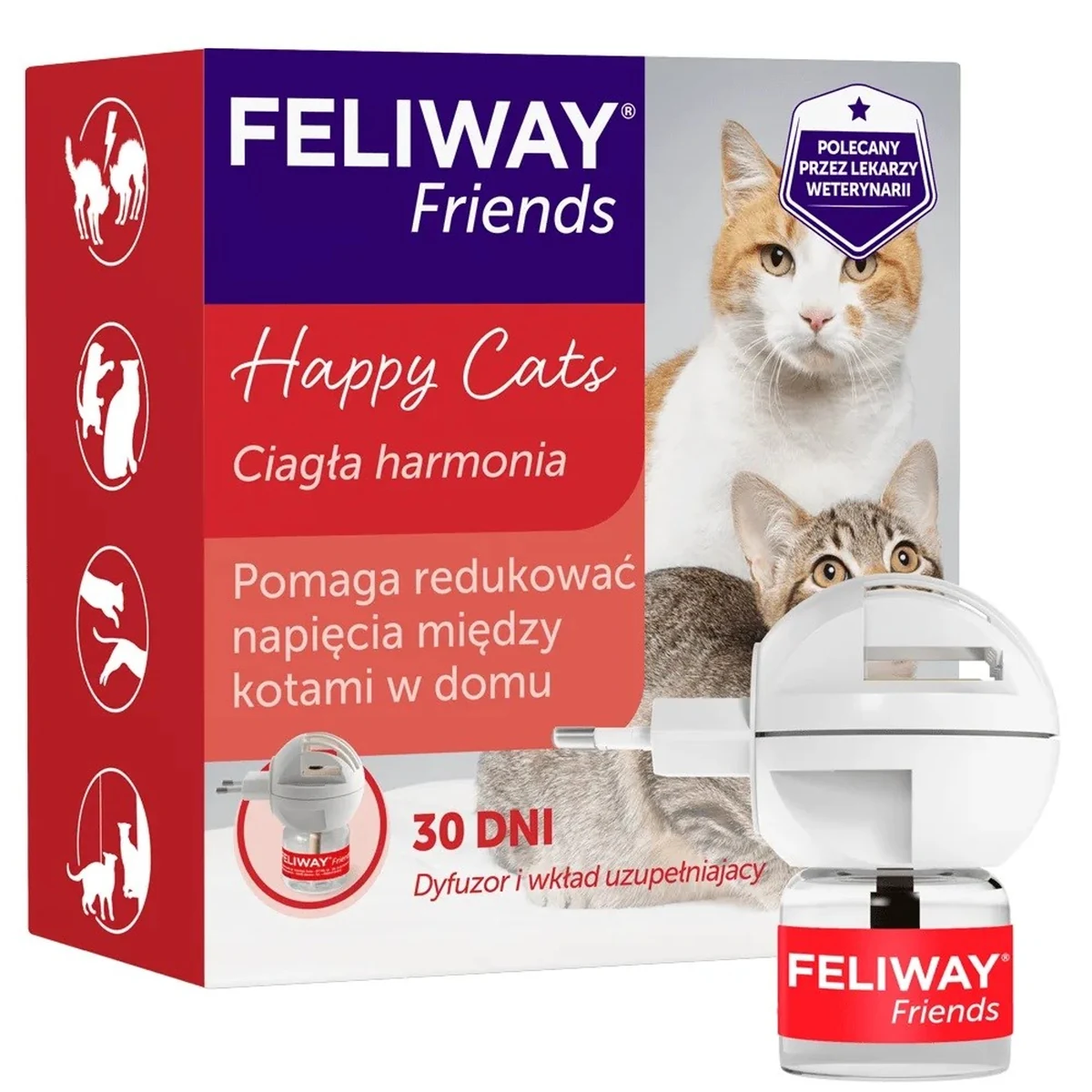 Ceva Feliway Friends dyfuzor + 48ml wkład