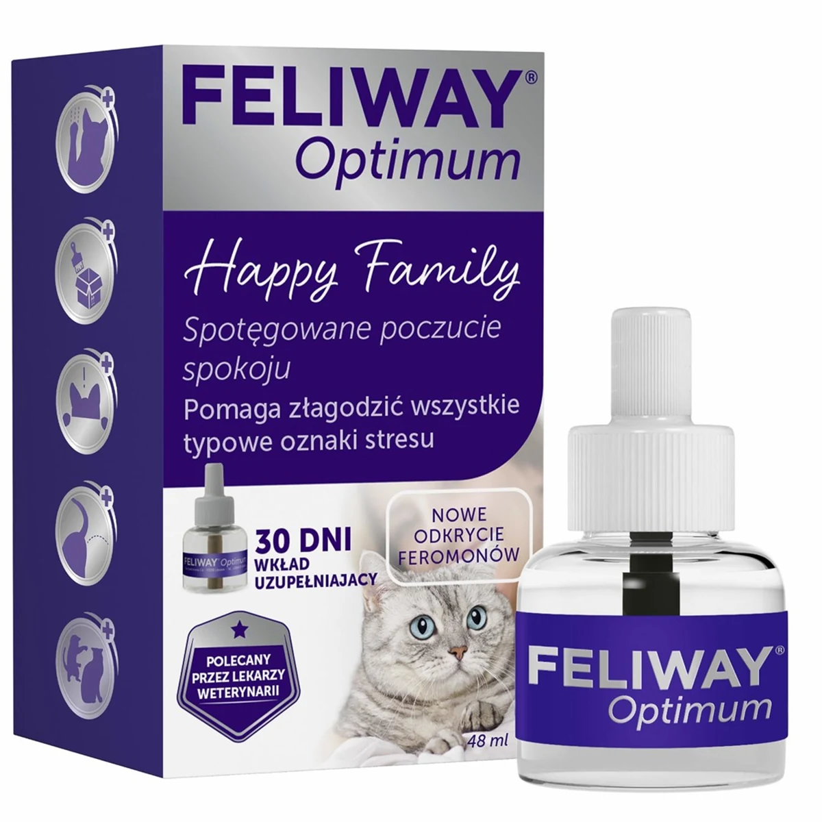 Ceva FELIWAY OPTIMUM 48ml - Feromony dla Kota