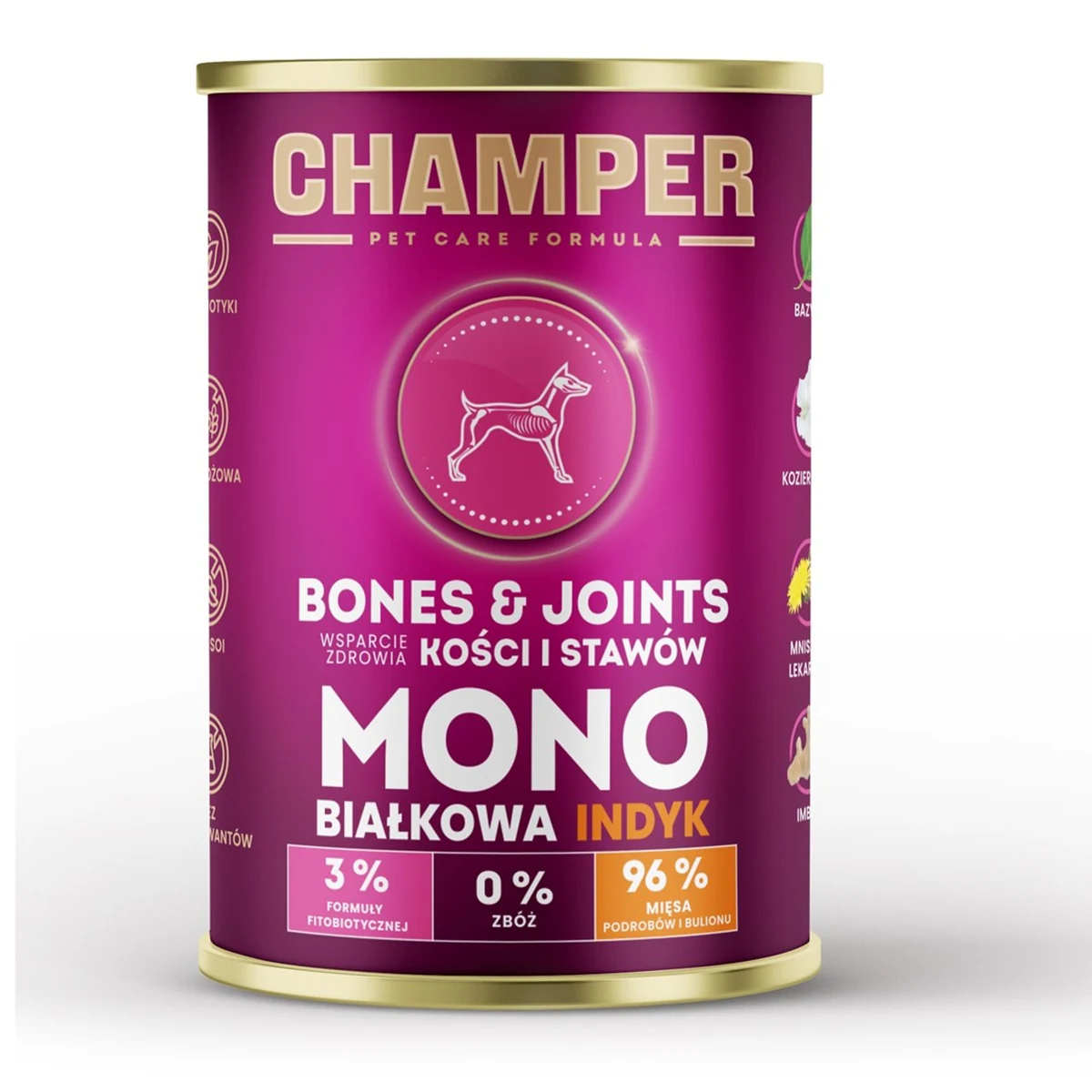 CHAMPER BONES&JOINTS Monobiałkowa 400g - Dla Psów