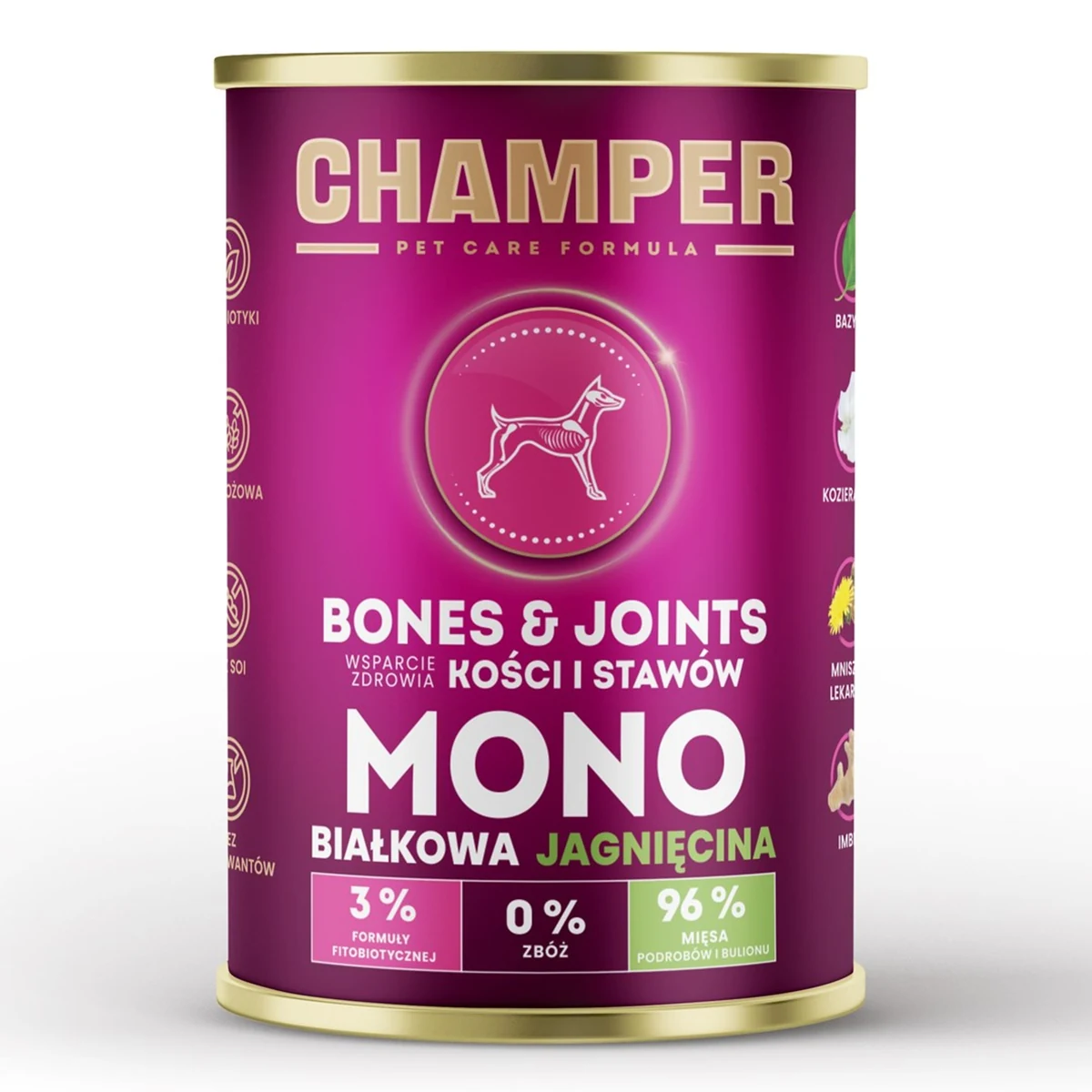 CHAMPER BONES&JOINTS Monobiałkowa jagnięcina 400g