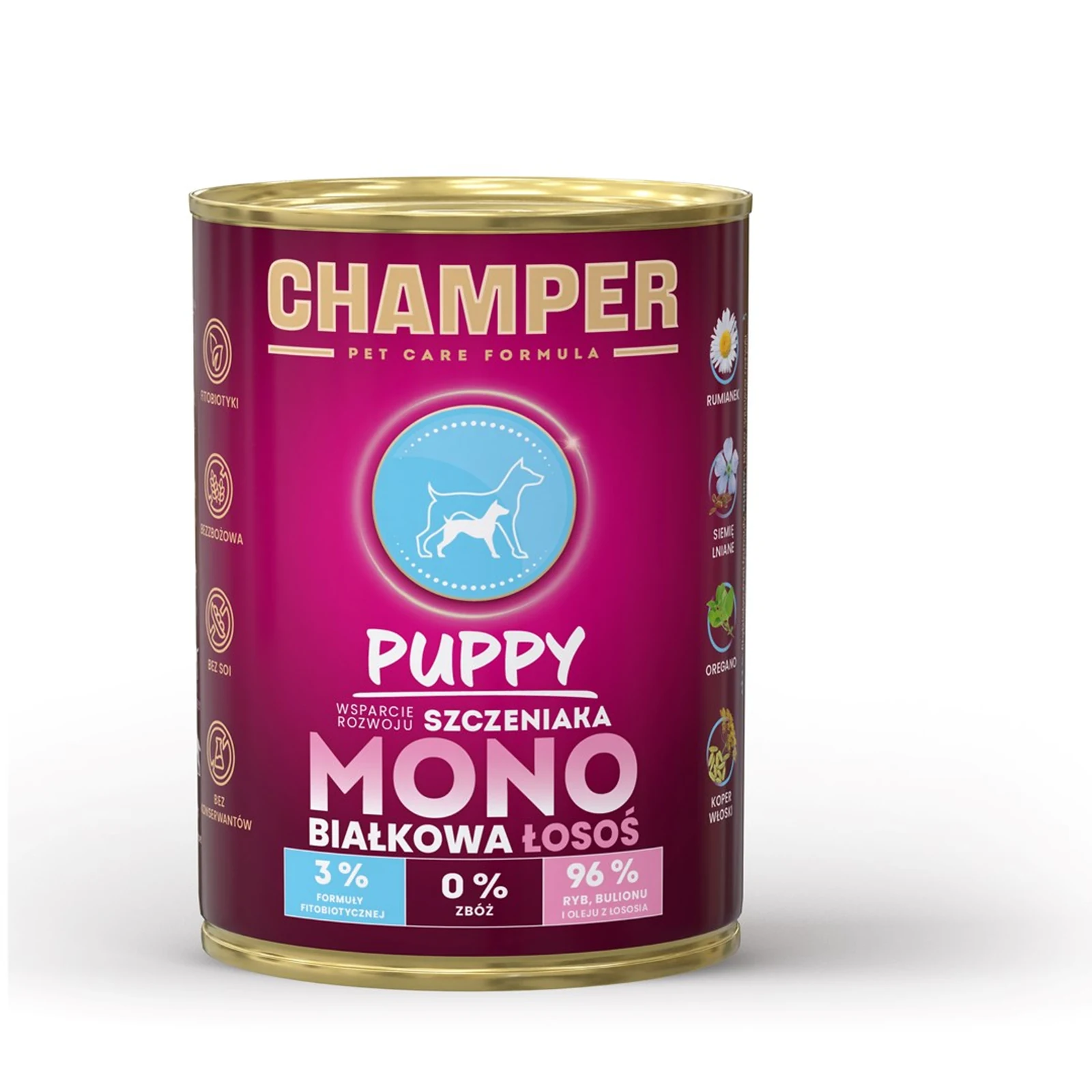 Karma mokra dla szczeniąt Champer Puppy z łososiem 400 g