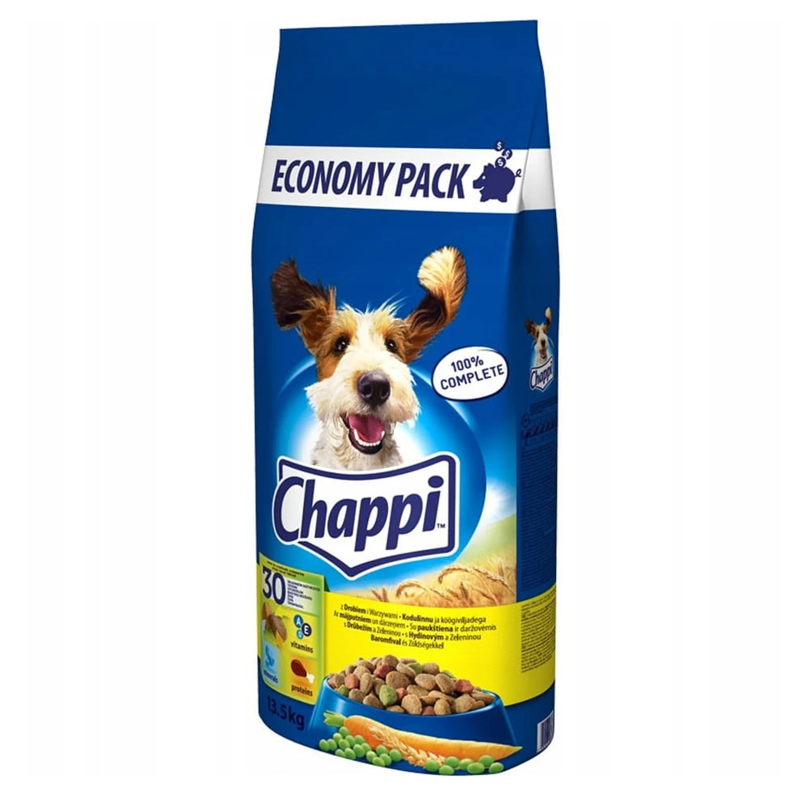 CHAPPI z drobiem i warzywami - sucha 13,5 kg