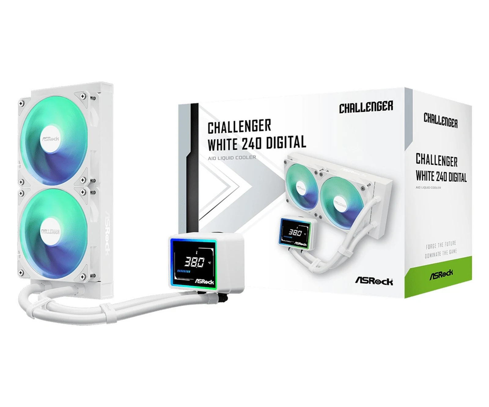 Chłodzenie ASRock Challenger White 240 Digital — zdjęcie 1 z 8