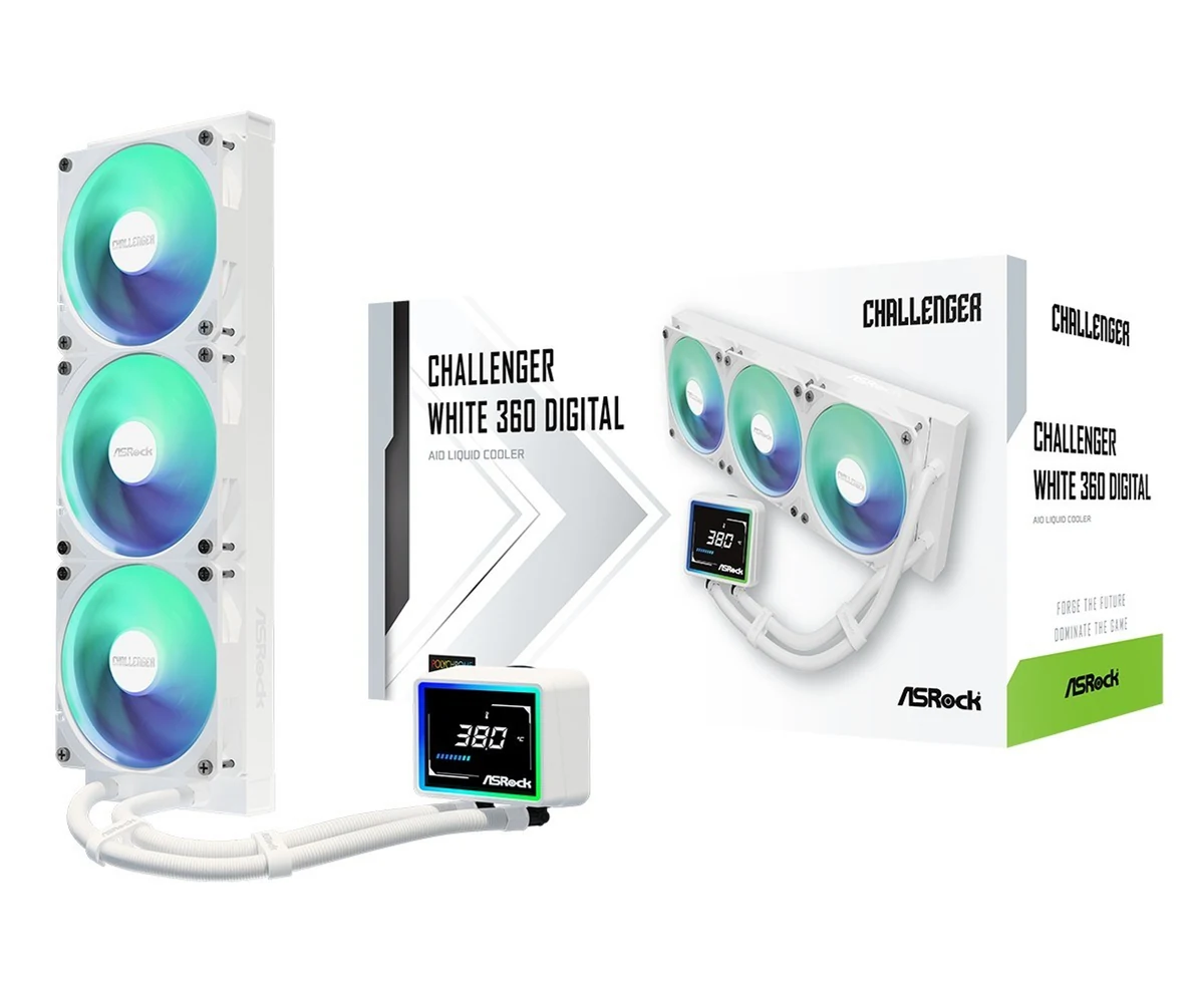 Chłodzenie ASRock Challenger White 360 6-Letnia Gwarancja