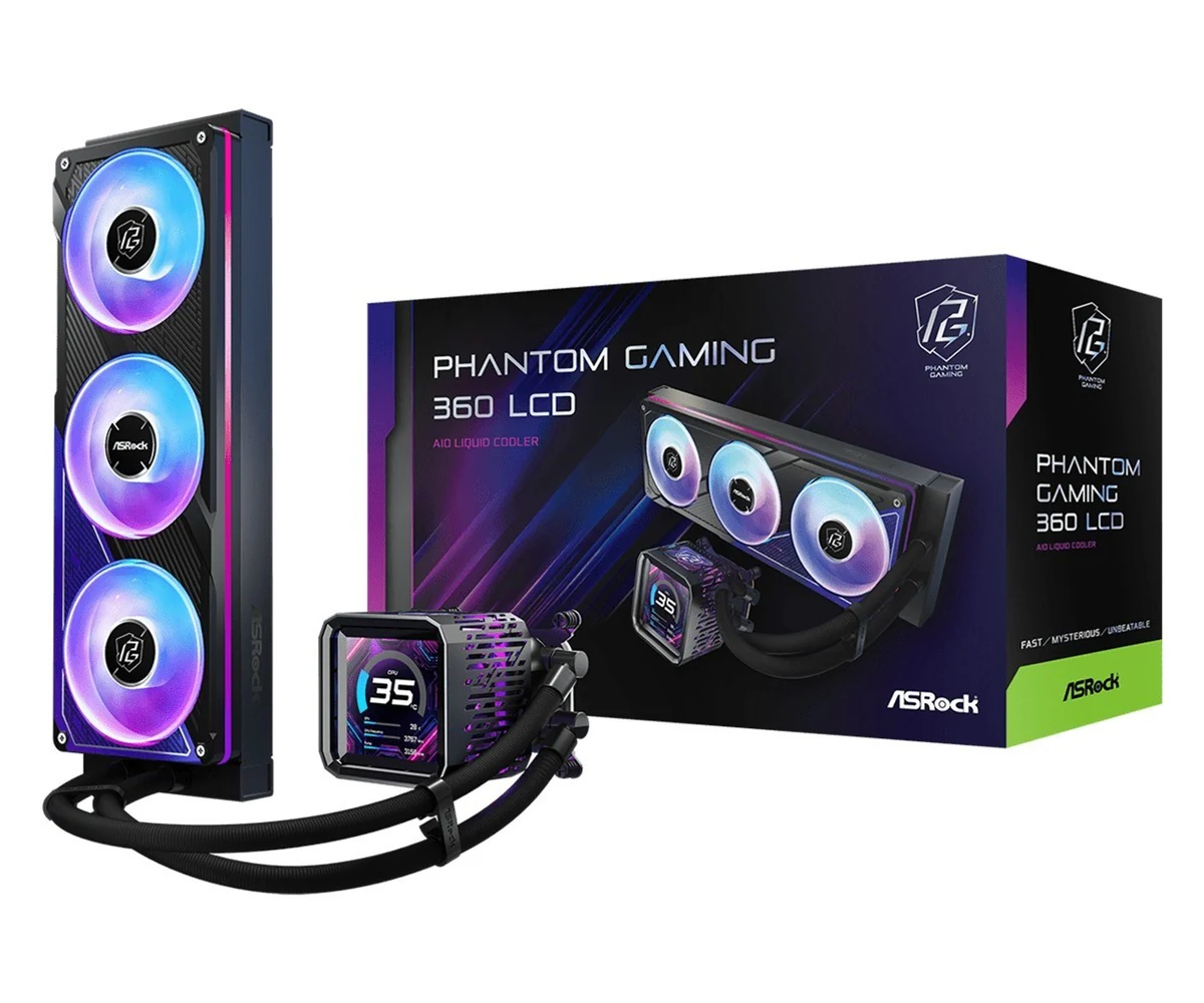 Chłodzenie ASRock Phantom Gaming 360 LCD 6-Lat Gwarancji