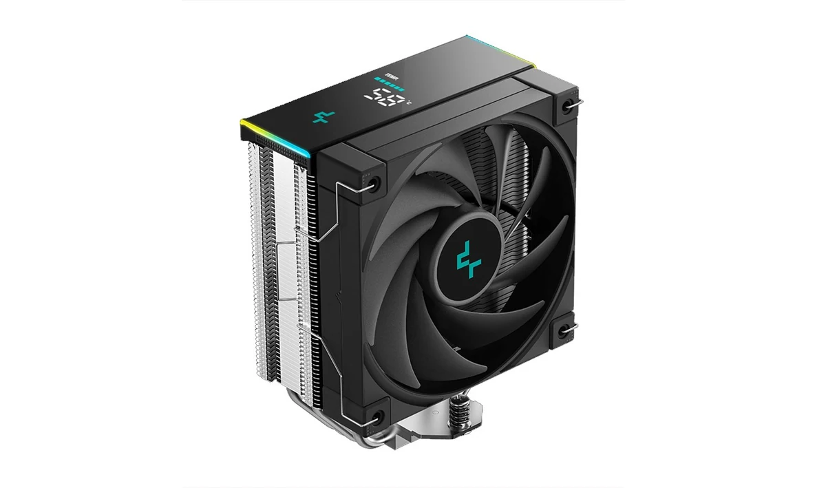 Chłodzenie DeepCool AK400 DIGITAL SE - Czarny, Wielokolorowy Podświetlenie