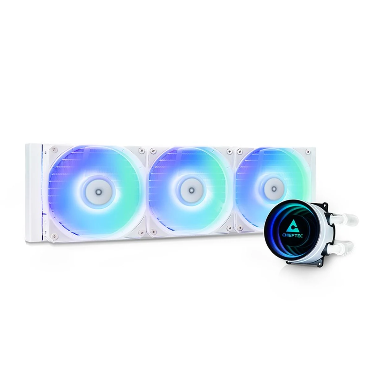 Chłodzenie wodne Chieftec Iceberg 360 RGB biały