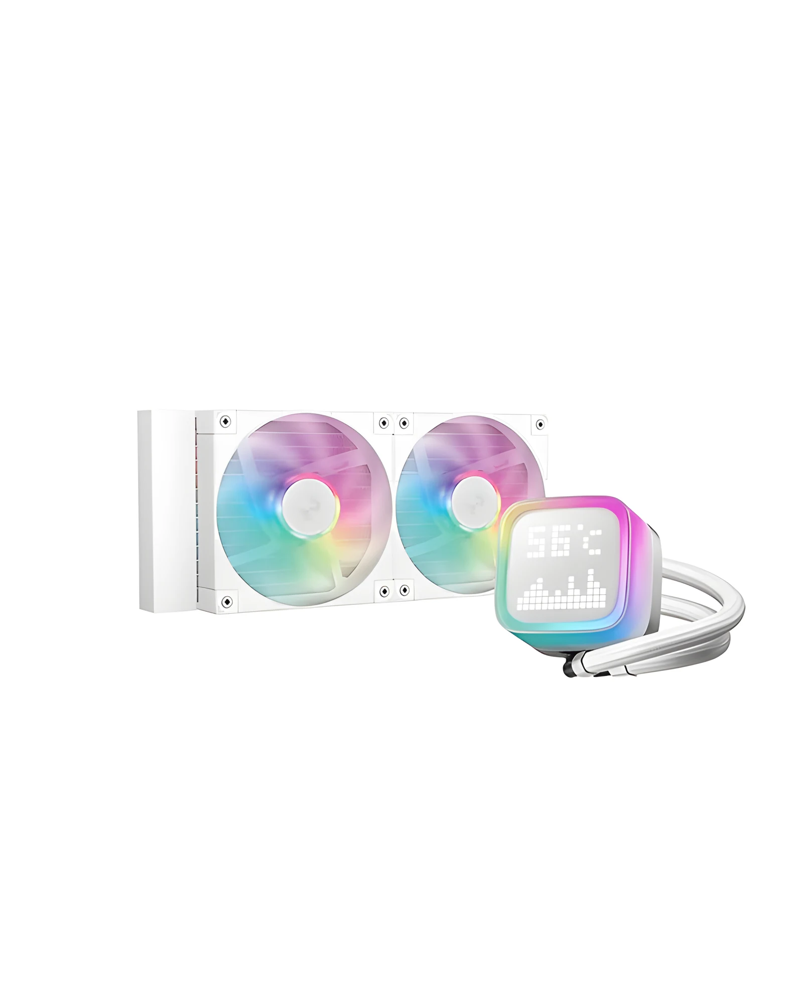 Chłodzenie wodne DeepCool LP240 WH biały — zdjęcie 1 z 5