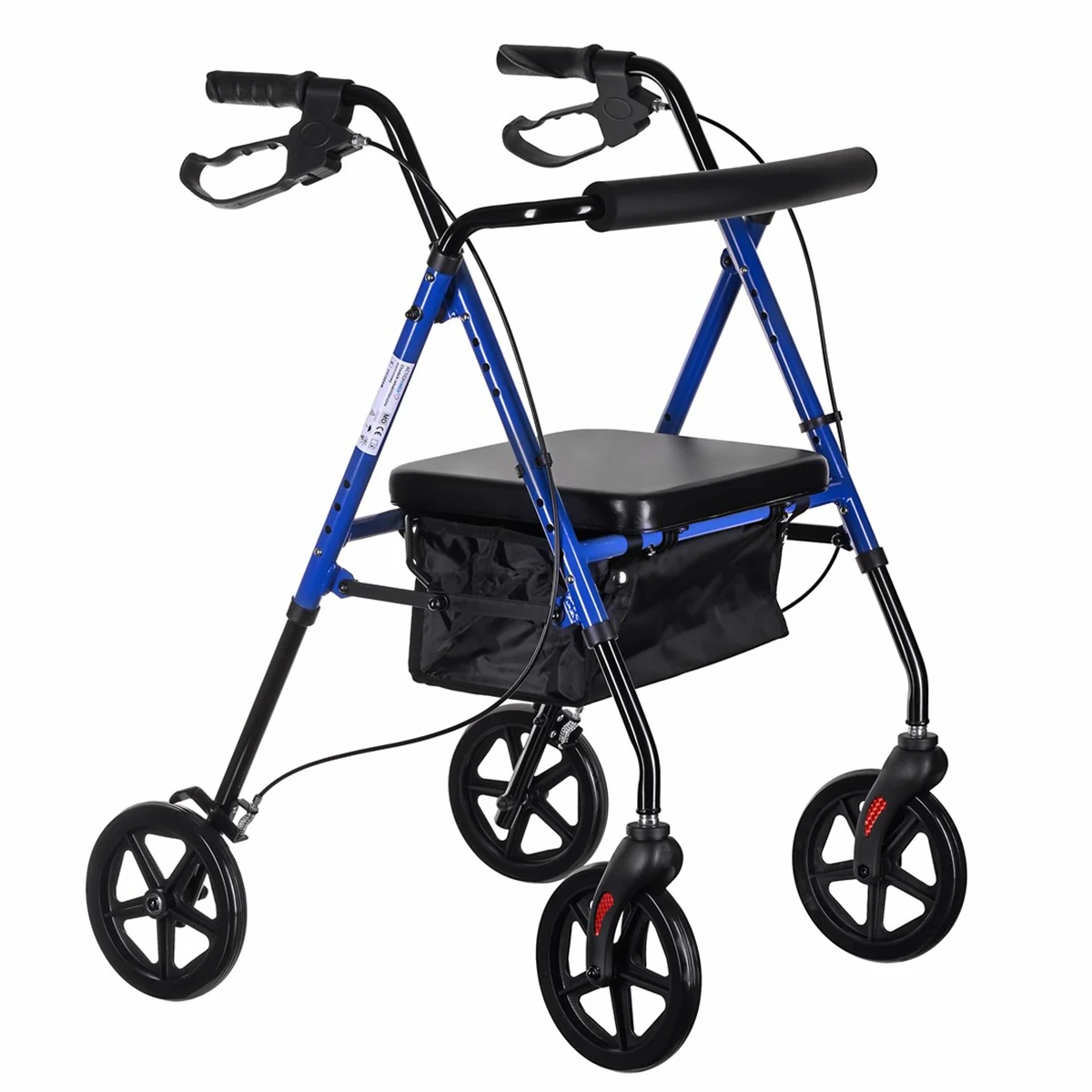 Chodzik rehabilitacyjny aluminiowy 20 cm kola