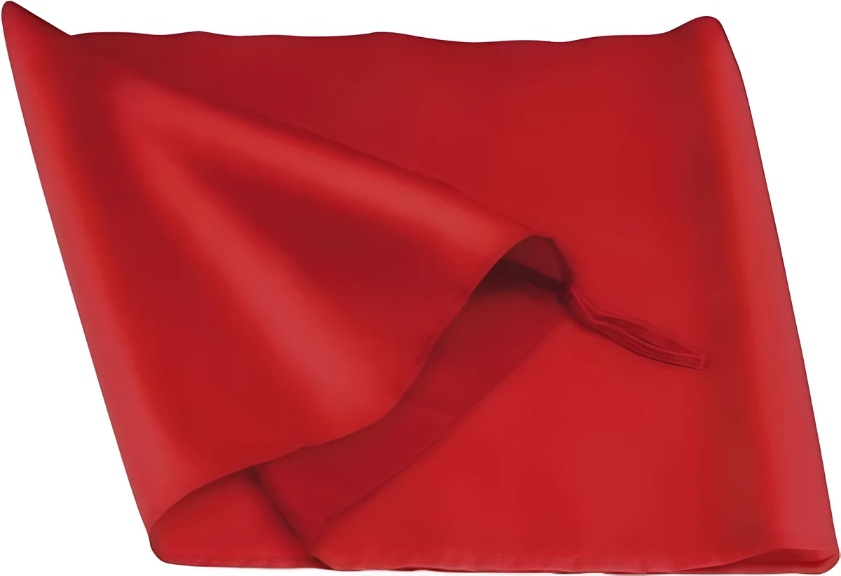 Chusta ślizgowa 90 cm, czerwona, nylon
